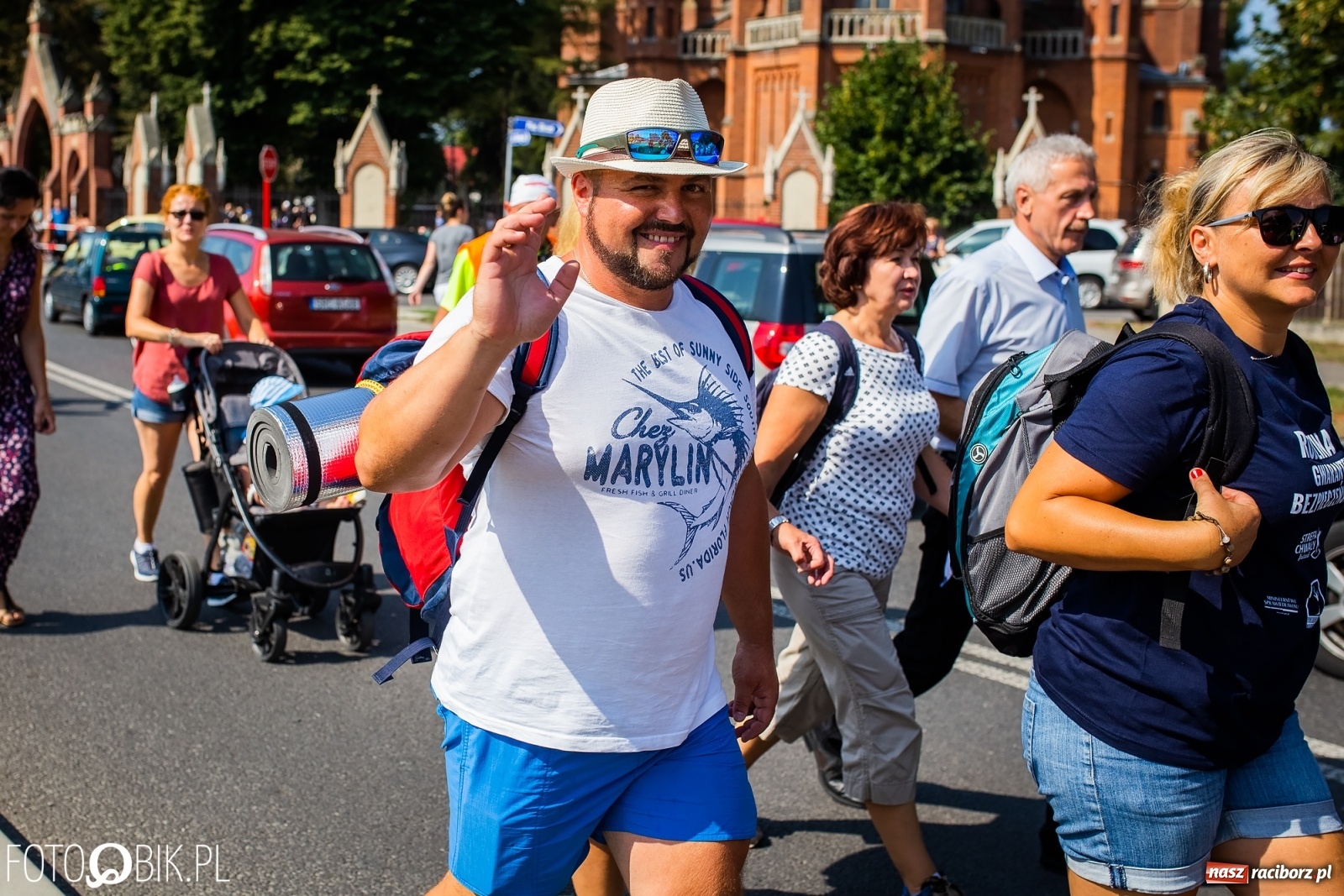 Zdjęcie w galerii na portalu naszraciborz.pl: Raciborska pielgrzymka już w drodze na Jasną Górę [FOTO i WIDEO]  wiadomości z regionu