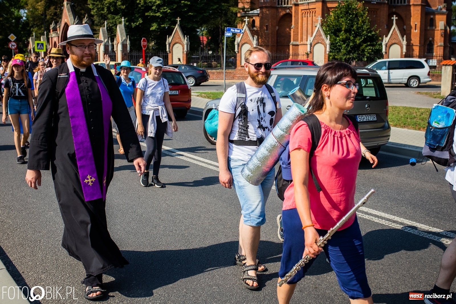 Zdjęcie w galerii na portalu naszraciborz.pl: Raciborska pielgrzymka już w drodze na Jasną Górę [FOTO i WIDEO]  wiadomości z regionu