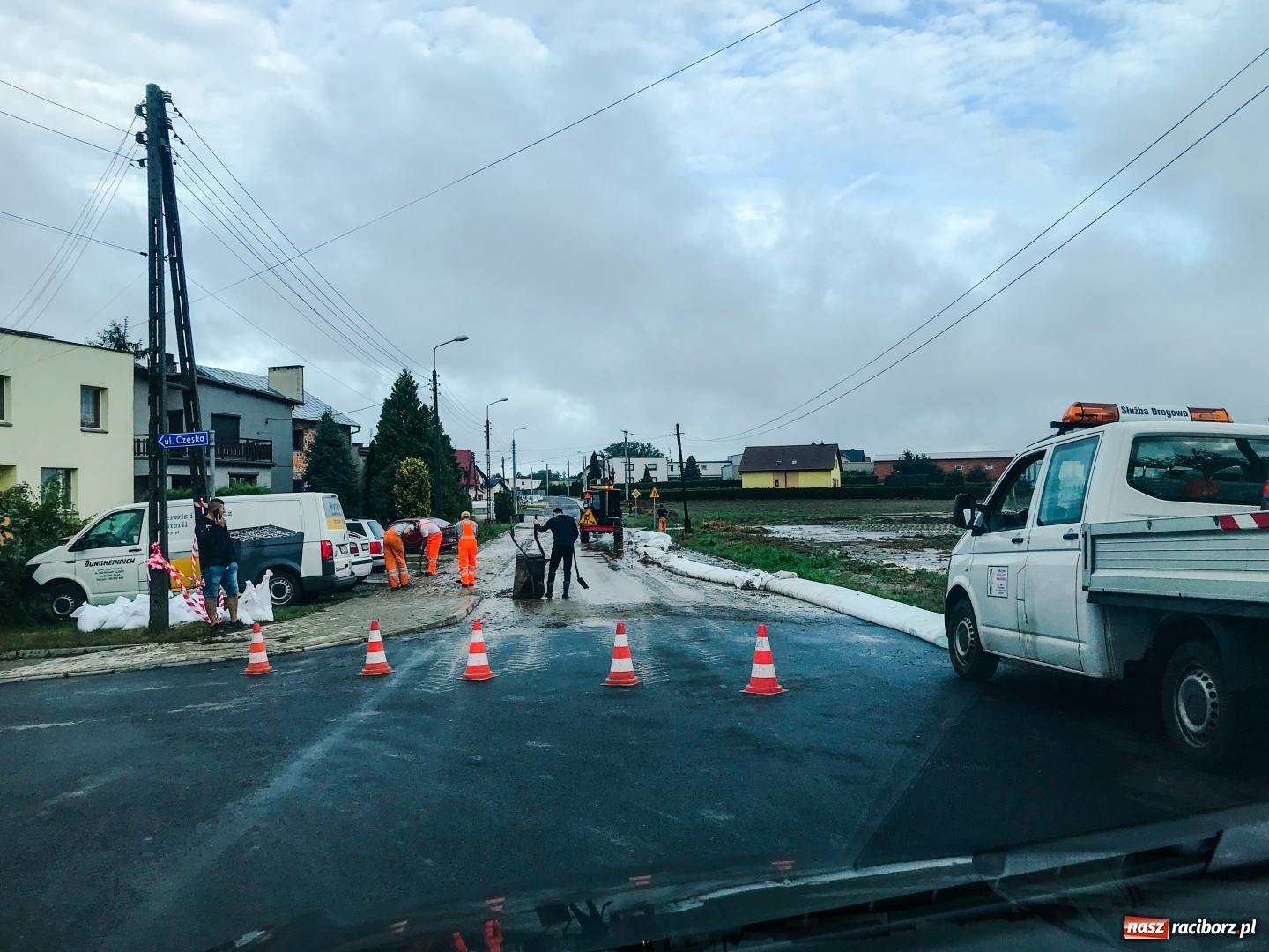 Zdjęcie w galerii na portalu naszraciborz.pl: Nocna nawałnica na Ocicach. Ponad 100 tys. zł strat [FOTO]  wiadomości z regionu