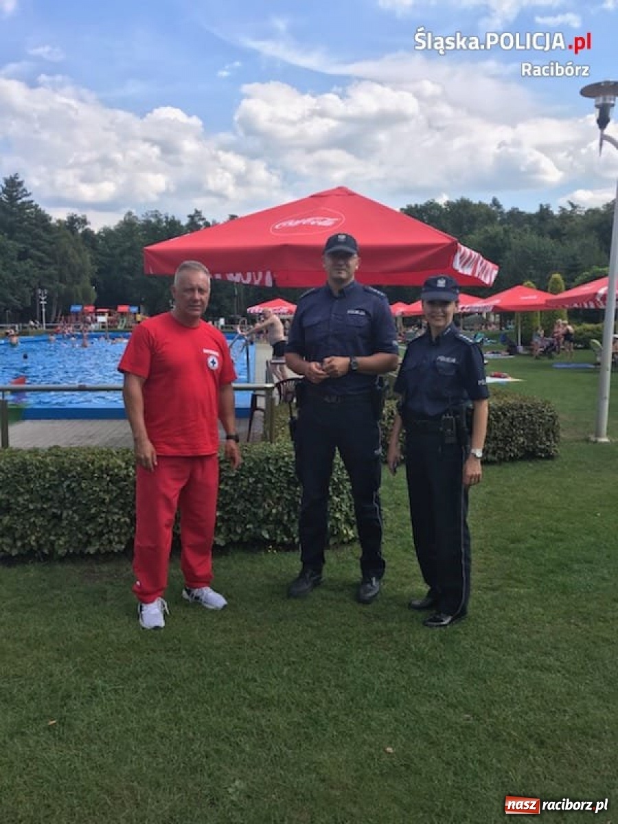 Zdjęcie w galerii na portalu naszraciborz.pl: Policja i WOPR kontrolują kąpieliska i zbiorniki  wiadomości z regionu