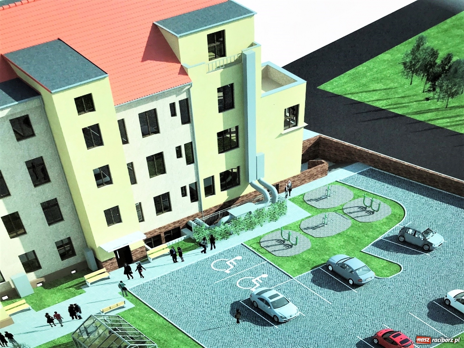 Zdjęcie w galerii na portalu naszraciborz.pl: Nowe życie starej komendy. Kto tu zamieszka? [FOTO] wiadomości z regionu