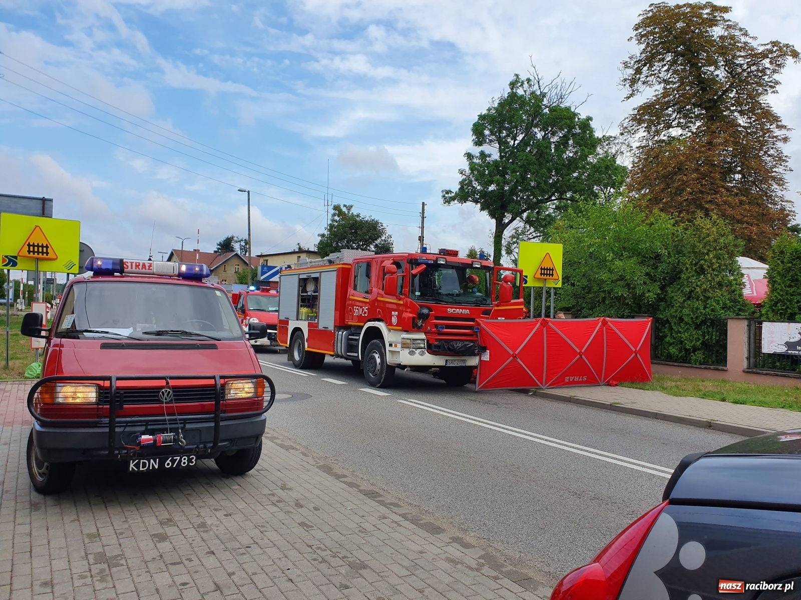 Zdjęcie w galerii na portalu naszraciborz.pl: Tragiczne zdarzenie na Gliwickiej w Markowicach wiadomości z regionu