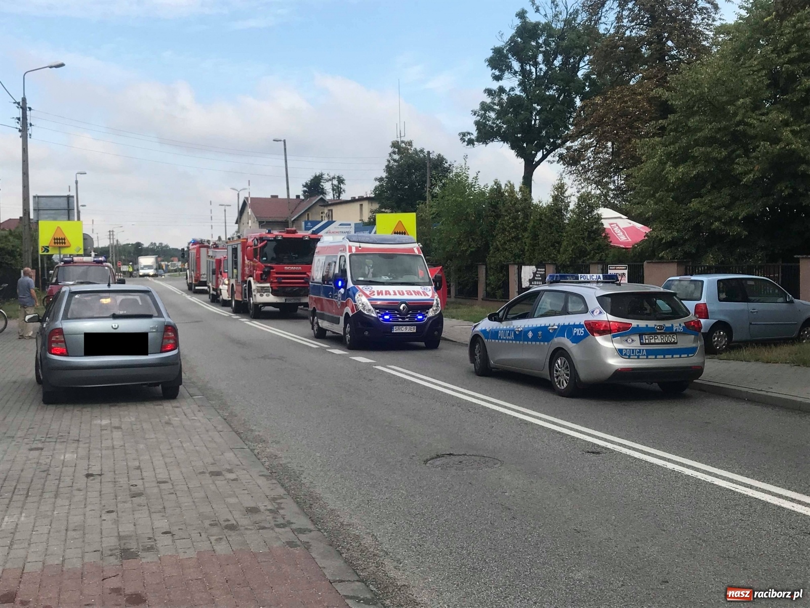 Zdjęcie w galerii na portalu naszraciborz.pl: Tragiczne zdarzenie na Gliwickiej w Markowicach wiadomości z regionu