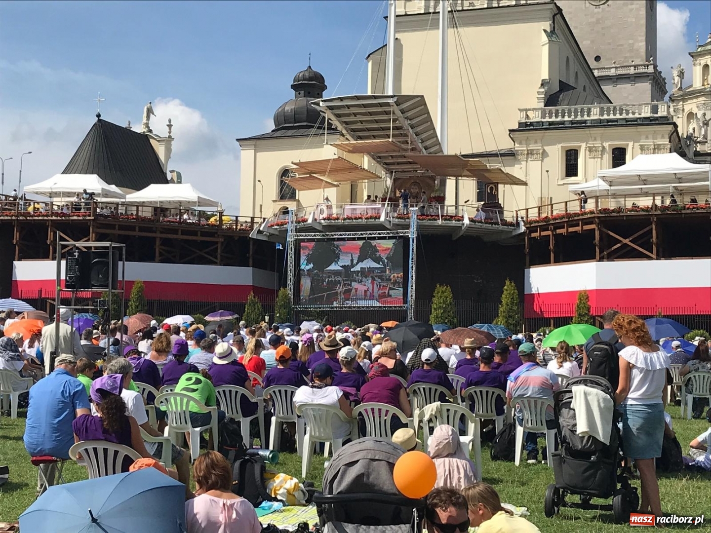 Zdjęcie w galerii na portalu naszraciborz.pl: Pielgrzymi z Raciborza dotarli na Jasną Górę [FOTO i WIDEO]  wiadomości z regionu