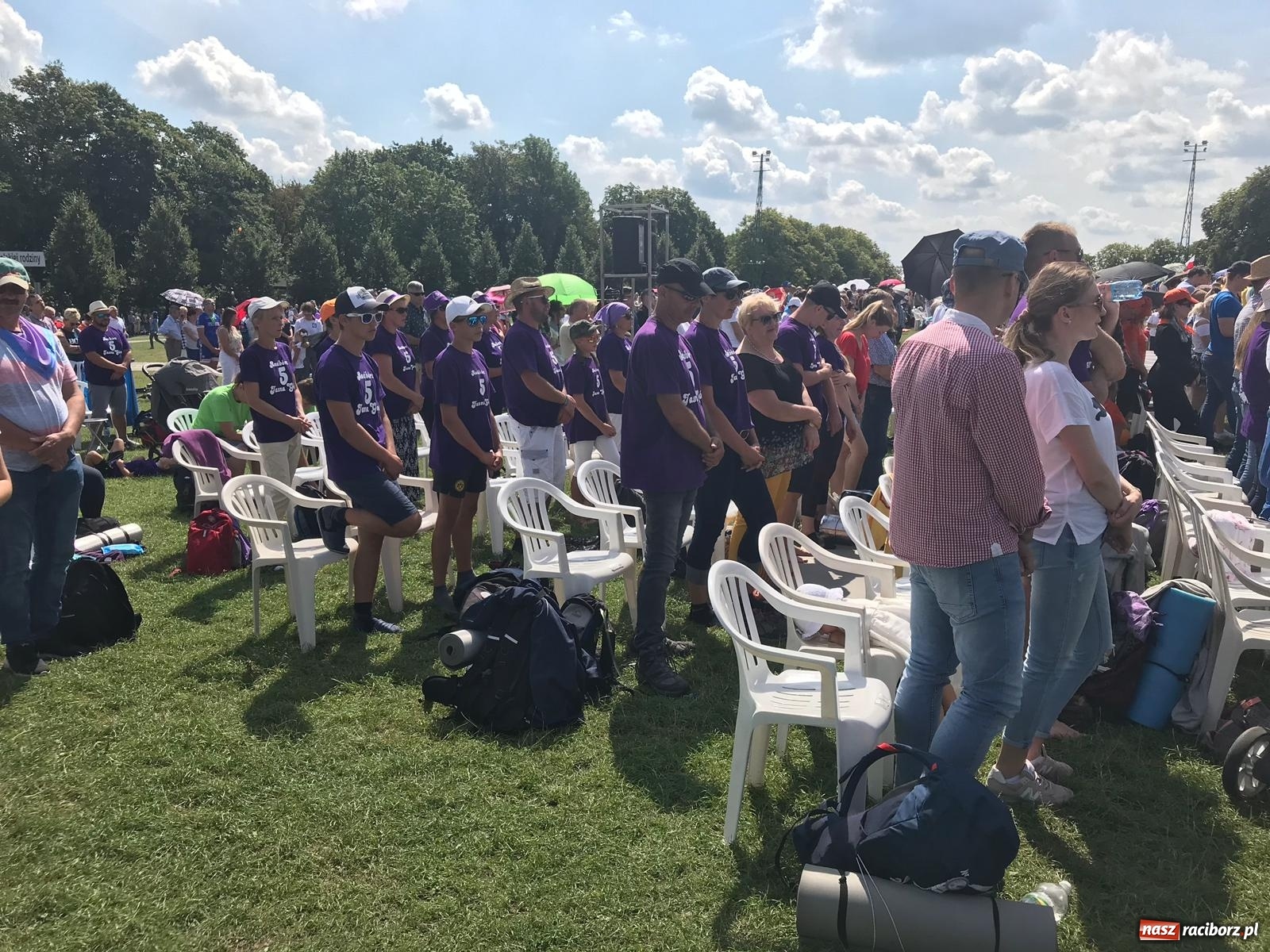 Zdjęcie w galerii na portalu naszraciborz.pl: Pielgrzymi z Raciborza dotarli na Jasną Górę [FOTO i WIDEO]  wiadomości z regionu