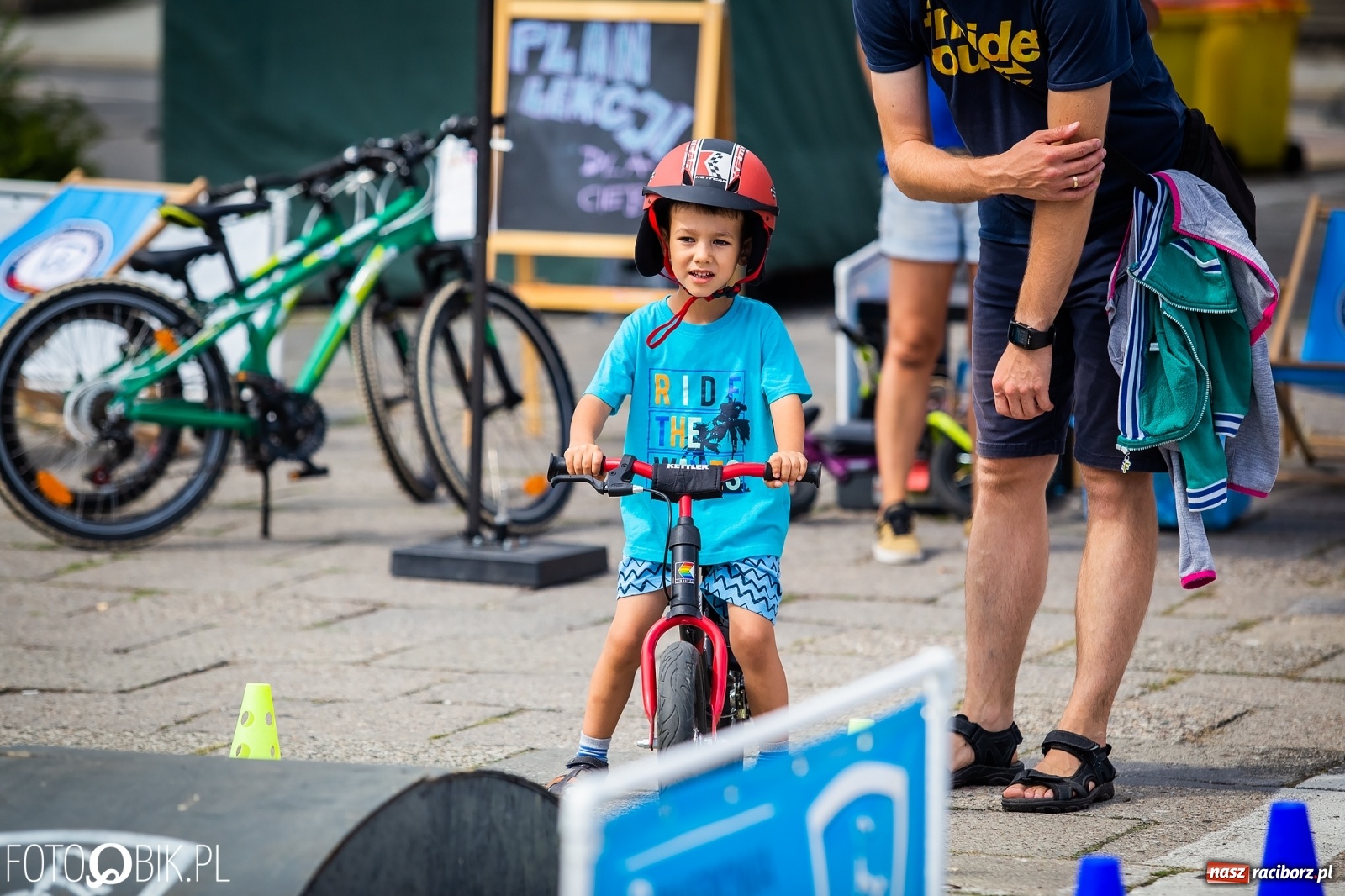 Zdjęcie w galerii na portalu naszraciborz.pl: Rowerowa akademia juniora i rodzinny rajd [FOTO]  wiadomości z regionu