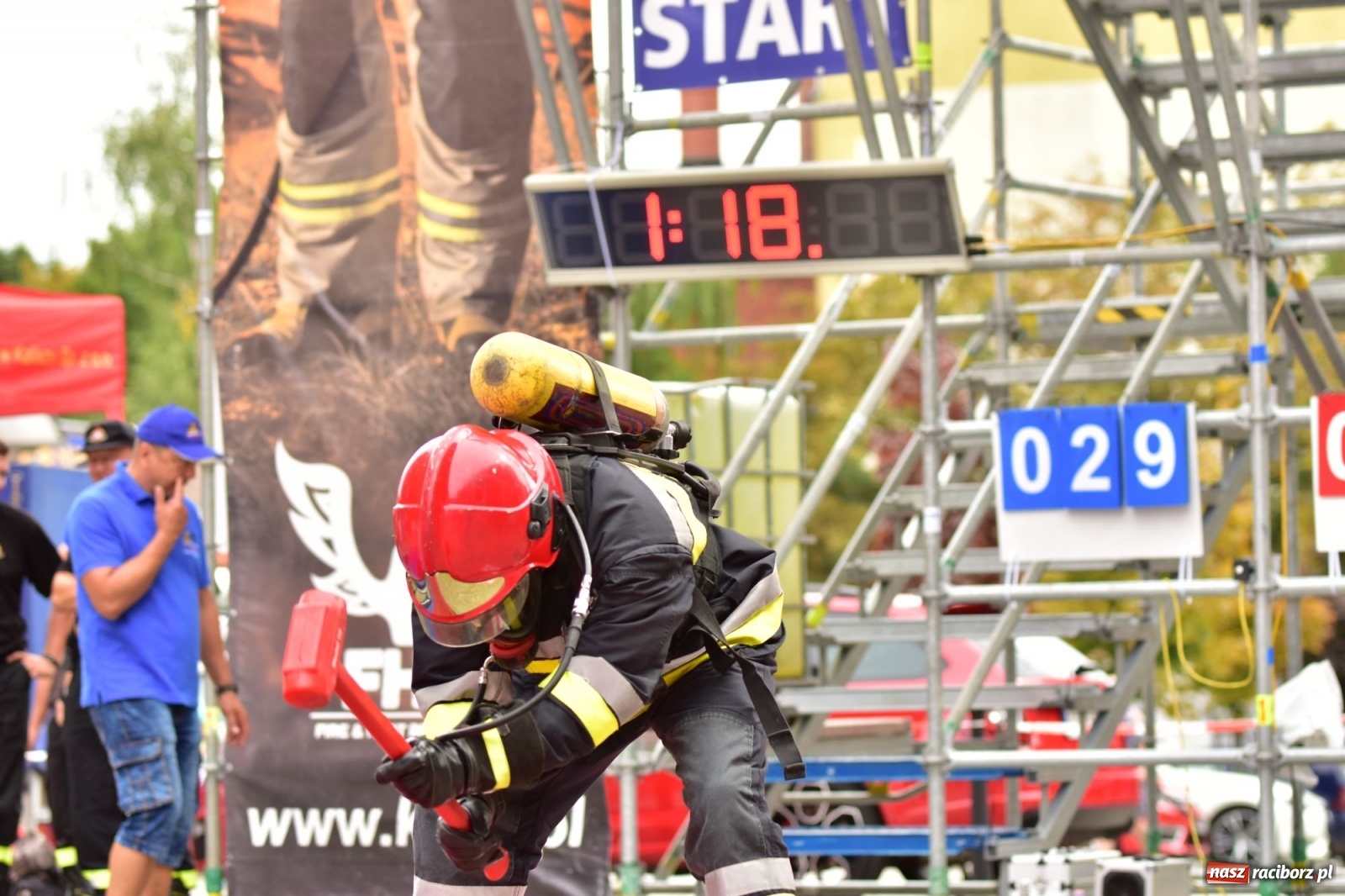 Zdjęcie w galerii na portalu naszraciborz.pl: Jest w straży duża siła! Firefighter Combat Challenge Racibórz 2019 [FOTO i LIVE] wiadomości z regionu