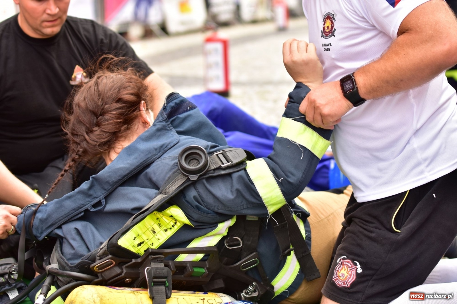 Zdjęcie w galerii na portalu naszraciborz.pl: Jest w straży duża siła! Firefighter Combat Challenge Racibórz 2019 [FOTO i LIVE] wiadomości z regionu