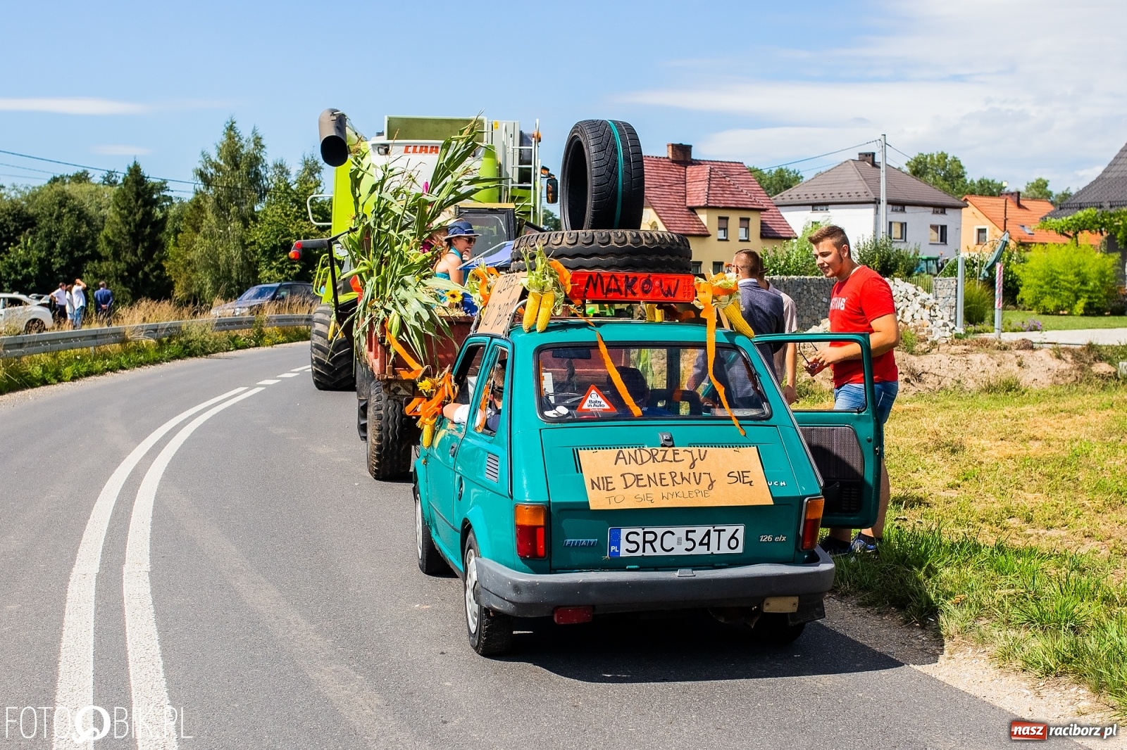 Zdjęcie w galerii na portalu naszraciborz.pl: Kolorowy korowód dożynkowy w Makowie [FOTO i WIDEO] wiadomości z regionu
