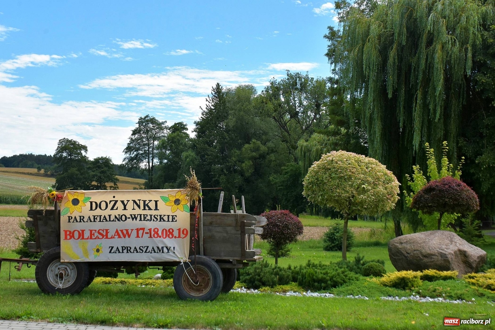 Zdjęcie w galerii na portalu naszraciborz.pl: Dożynki 2019. W Bolesławiu jak na plaży [FOTO i WIDEO]  wiadomości z regionu