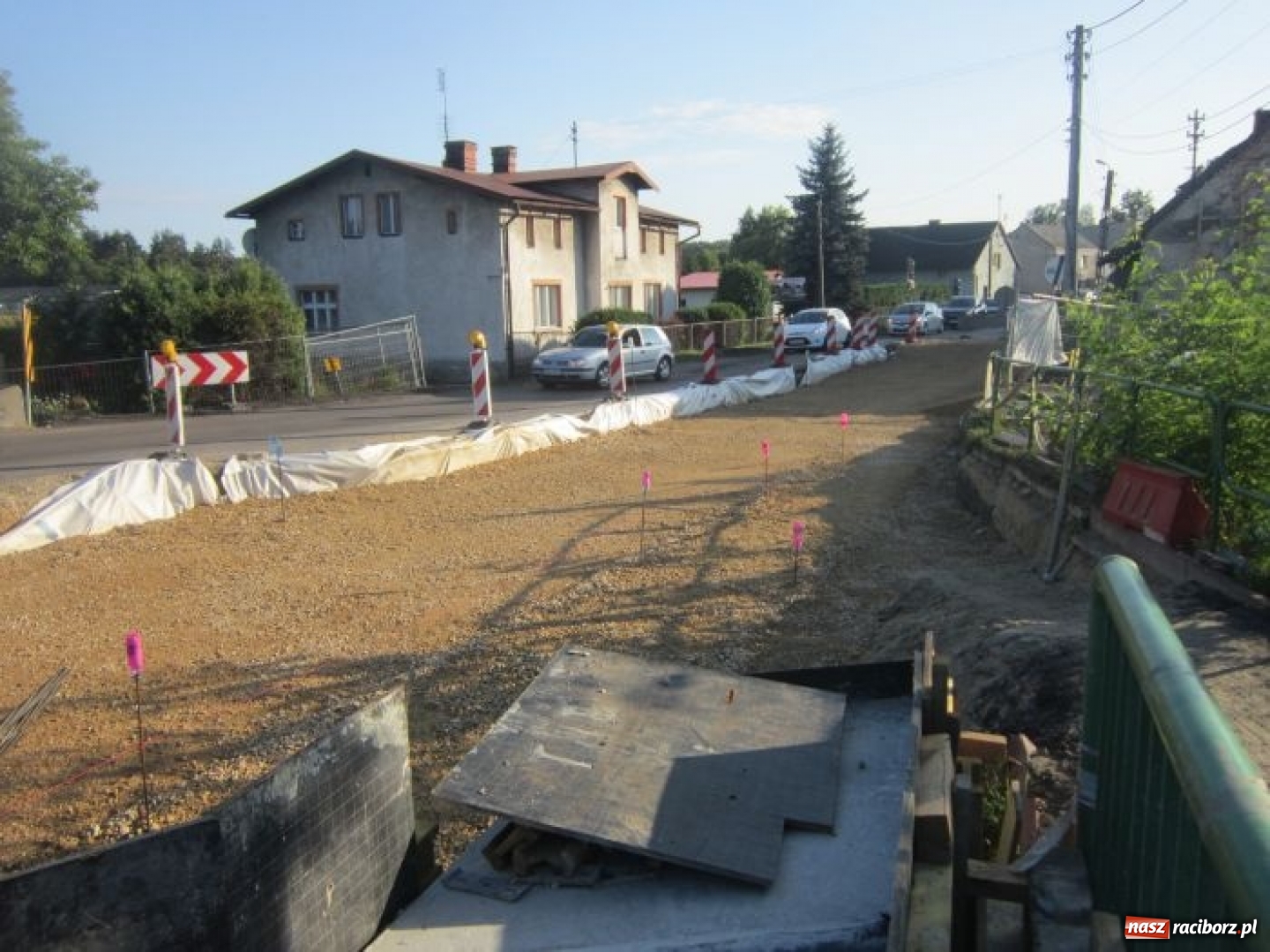 Zdjęcie w galerii na portalu naszraciborz.pl:  Nowy most rośnie jak na drożdżach [FOTO] wiadomości z regionu
