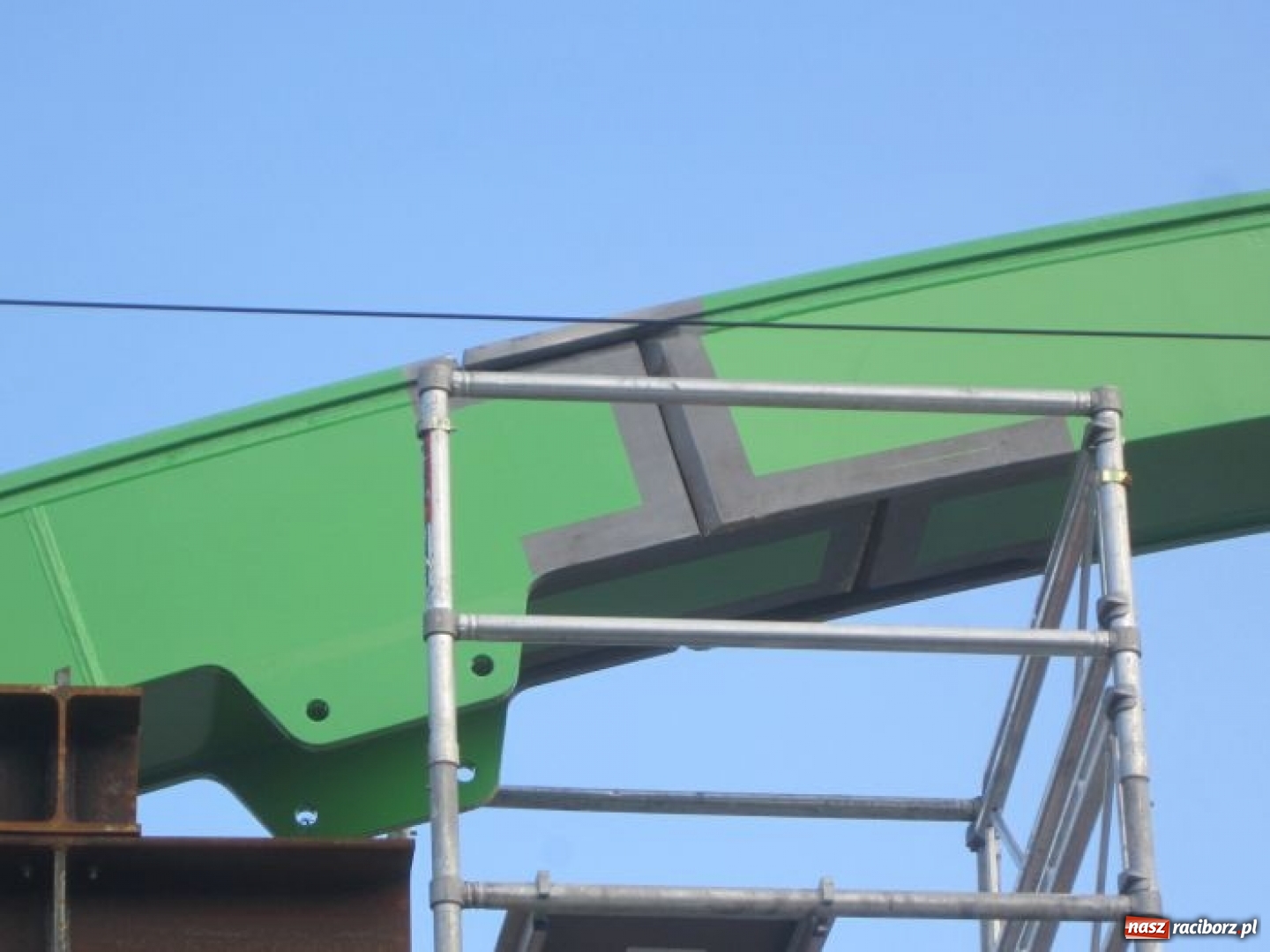 Zdjęcie w galerii na portalu naszraciborz.pl:  Nowy most rośnie jak na drożdżach [FOTO] wiadomości z regionu