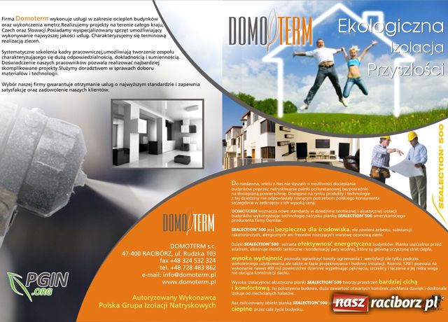 Zdjęcie w galerii na portalu naszraciborz.pl: DOMOTERM - nowa jakość ociepleń wiadomości z regionu