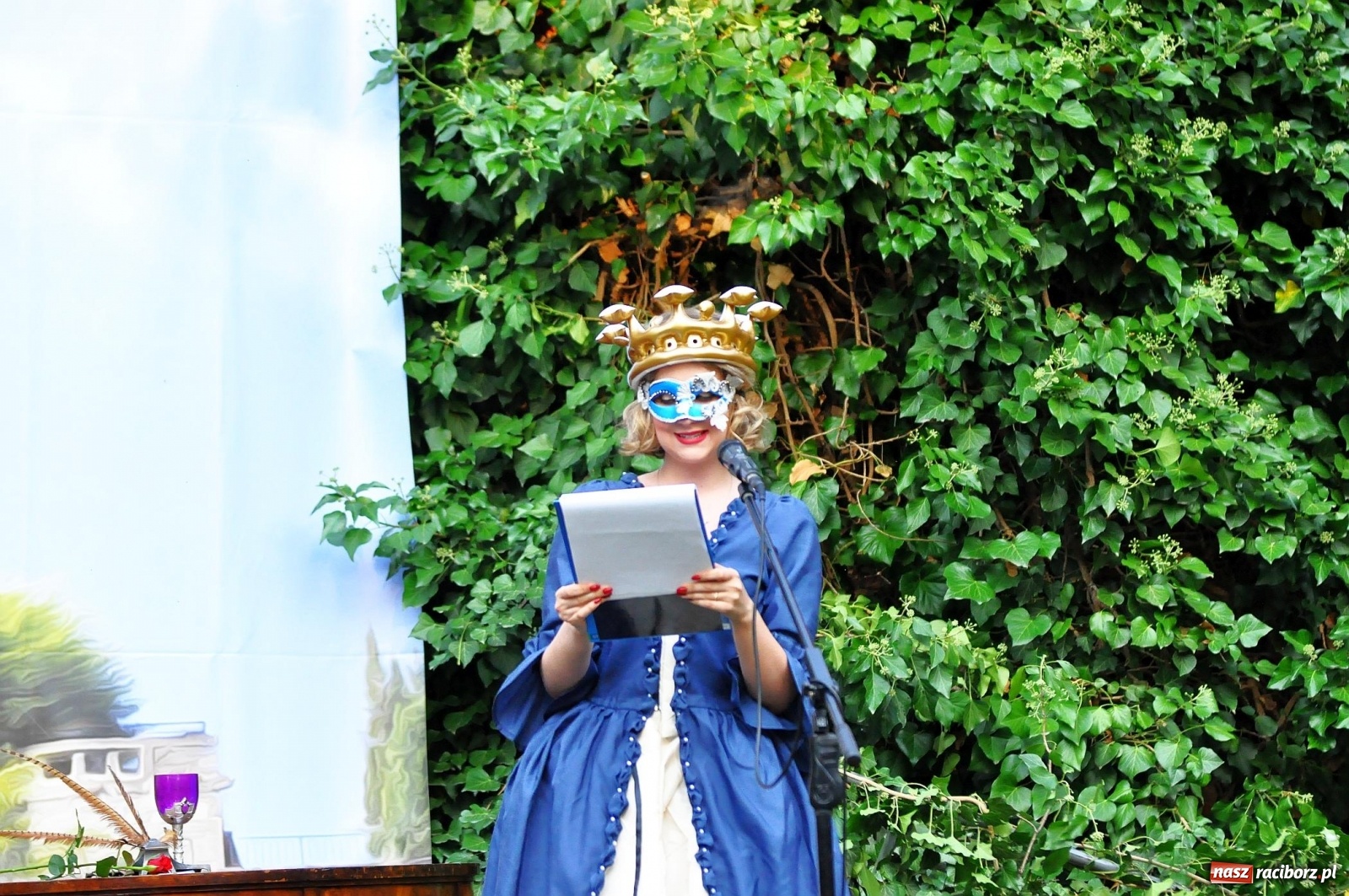 Zdjęcie w galerii na portalu naszraciborz.pl: Uprowadzenie - inscenizacja na tle starych ruin w Łubowicach [FOTO i WIDEO]  wiadomości z regionu