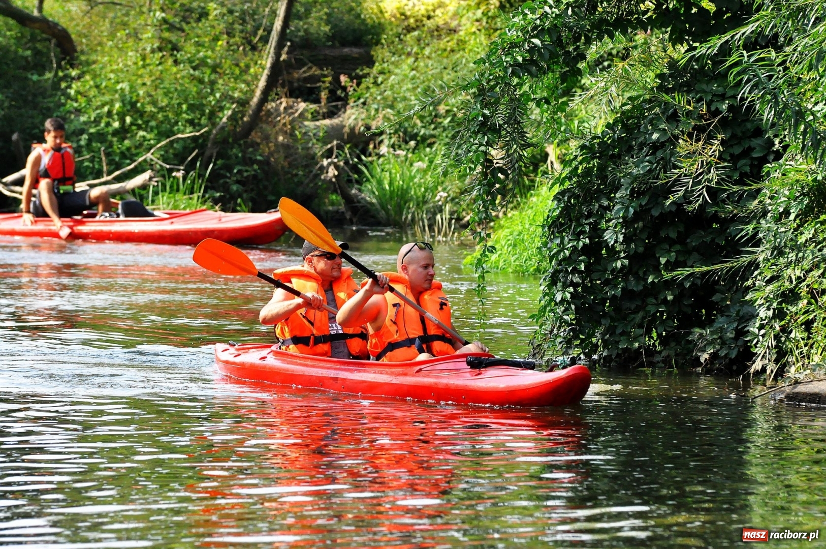 Zdjęcie w galerii na portalu naszraciborz.pl: Raciborskie sprzątanie Odry. W korycie znaleziono pocisk [FOTO i WIDEO]  wiadomości z regionu