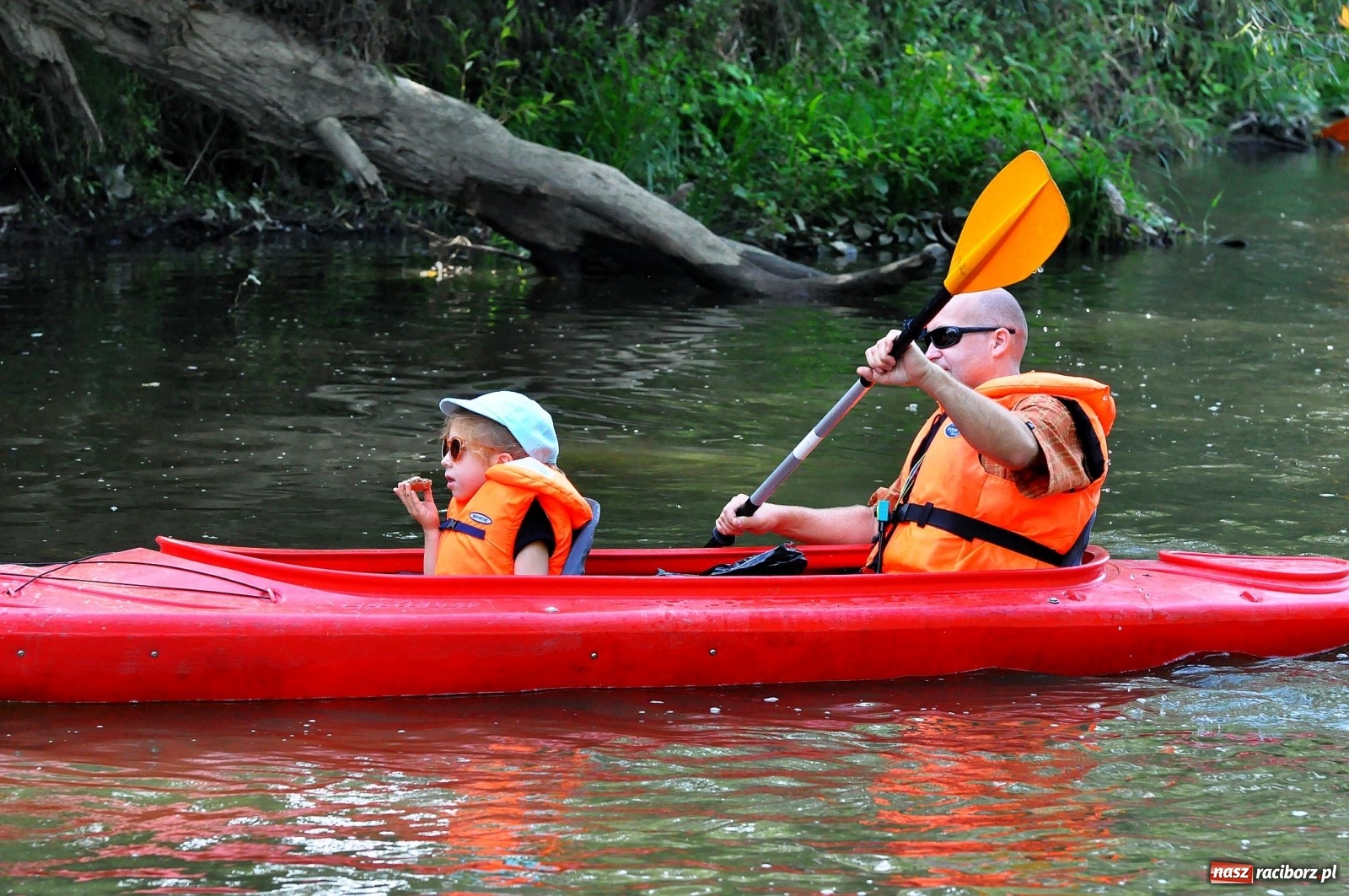 Zdjęcie w galerii na portalu naszraciborz.pl: Raciborskie sprzątanie Odry. W korycie znaleziono pocisk [FOTO i WIDEO]  wiadomości z regionu