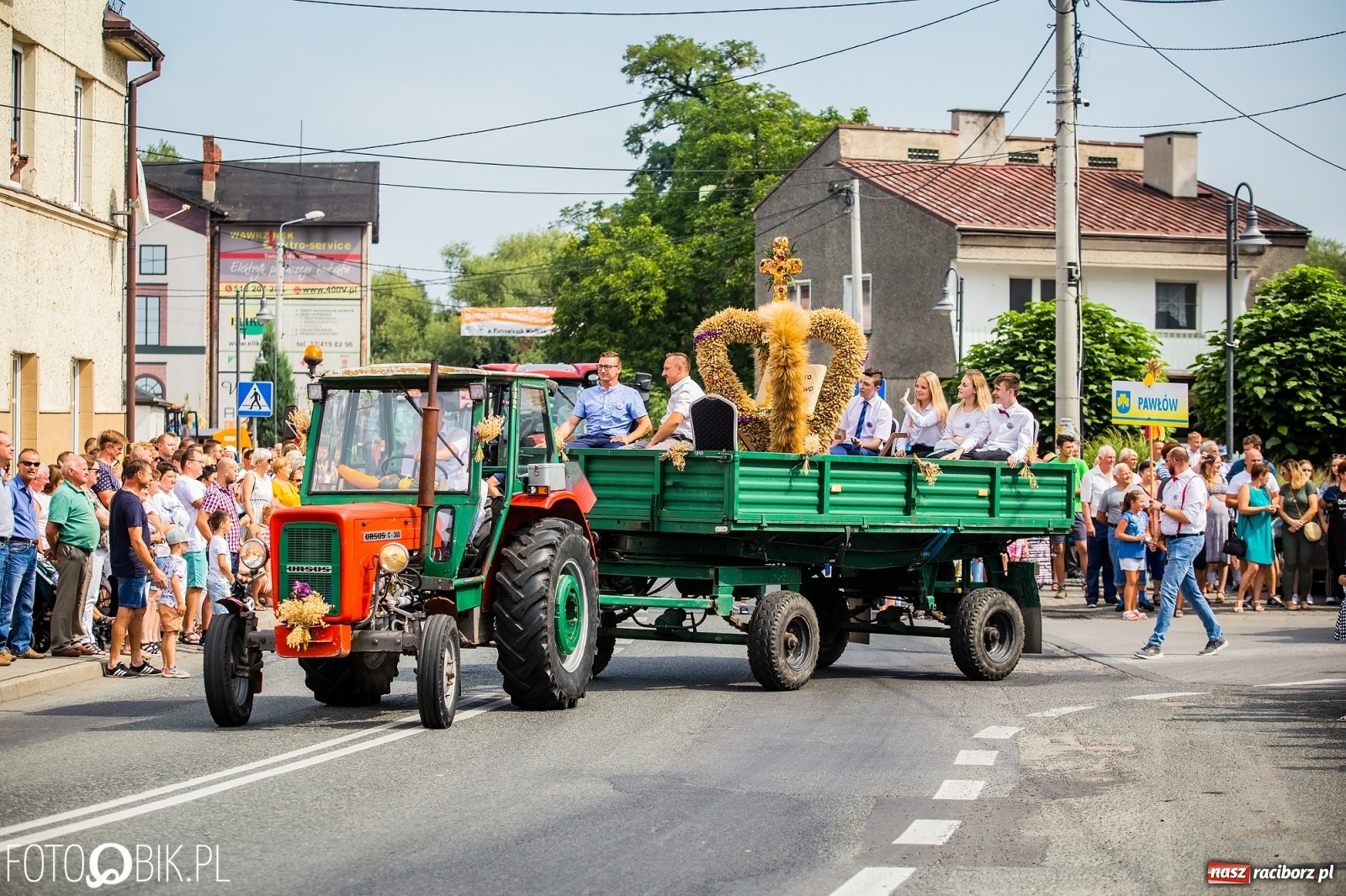 Zdjęcie w galerii na portalu naszraciborz.pl: Dożynki w Pietrowicach z lotu ptaka [WIDEO]  wiadomości z regionu