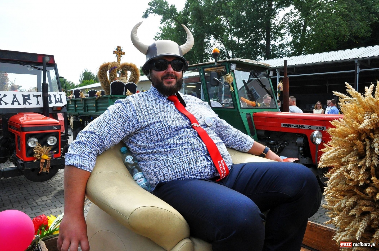 Zdjęcie w galerii na portalu naszraciborz.pl: Dożynki w Pietrowicach z lotu ptaka [WIDEO]  wiadomości z regionu