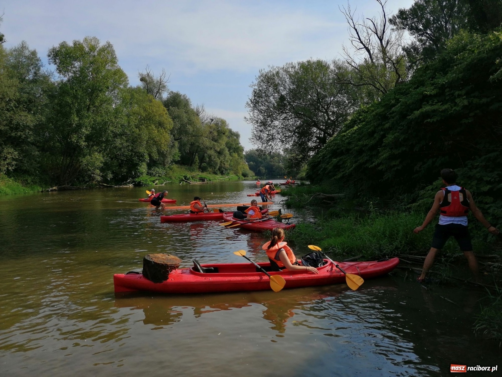 Zdjęcie w galerii na portalu naszraciborz.pl: Organizatorzy Pływadła szukają chętnych do sprzątania Odry wiadomości z regionu