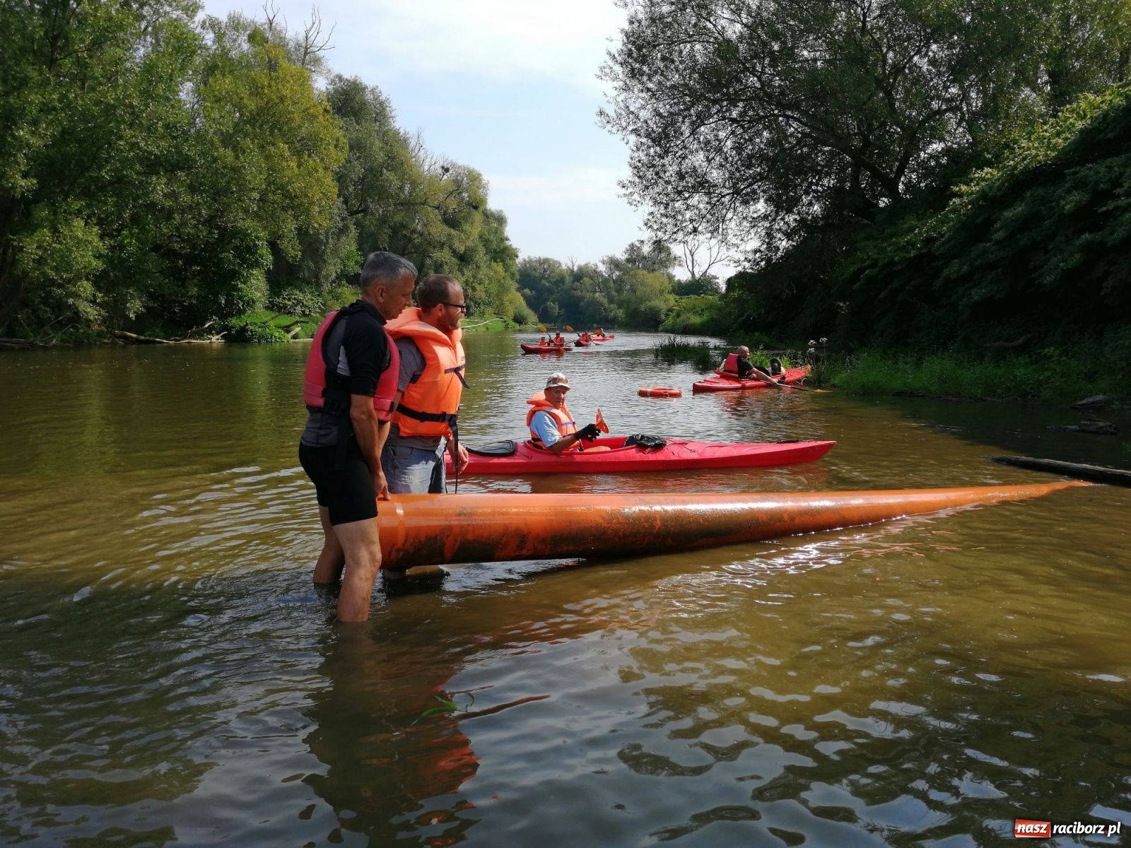 Zdjęcie w galerii na portalu naszraciborz.pl: Organizatorzy Pływadła szukają chętnych do sprzątania Odry wiadomości z regionu