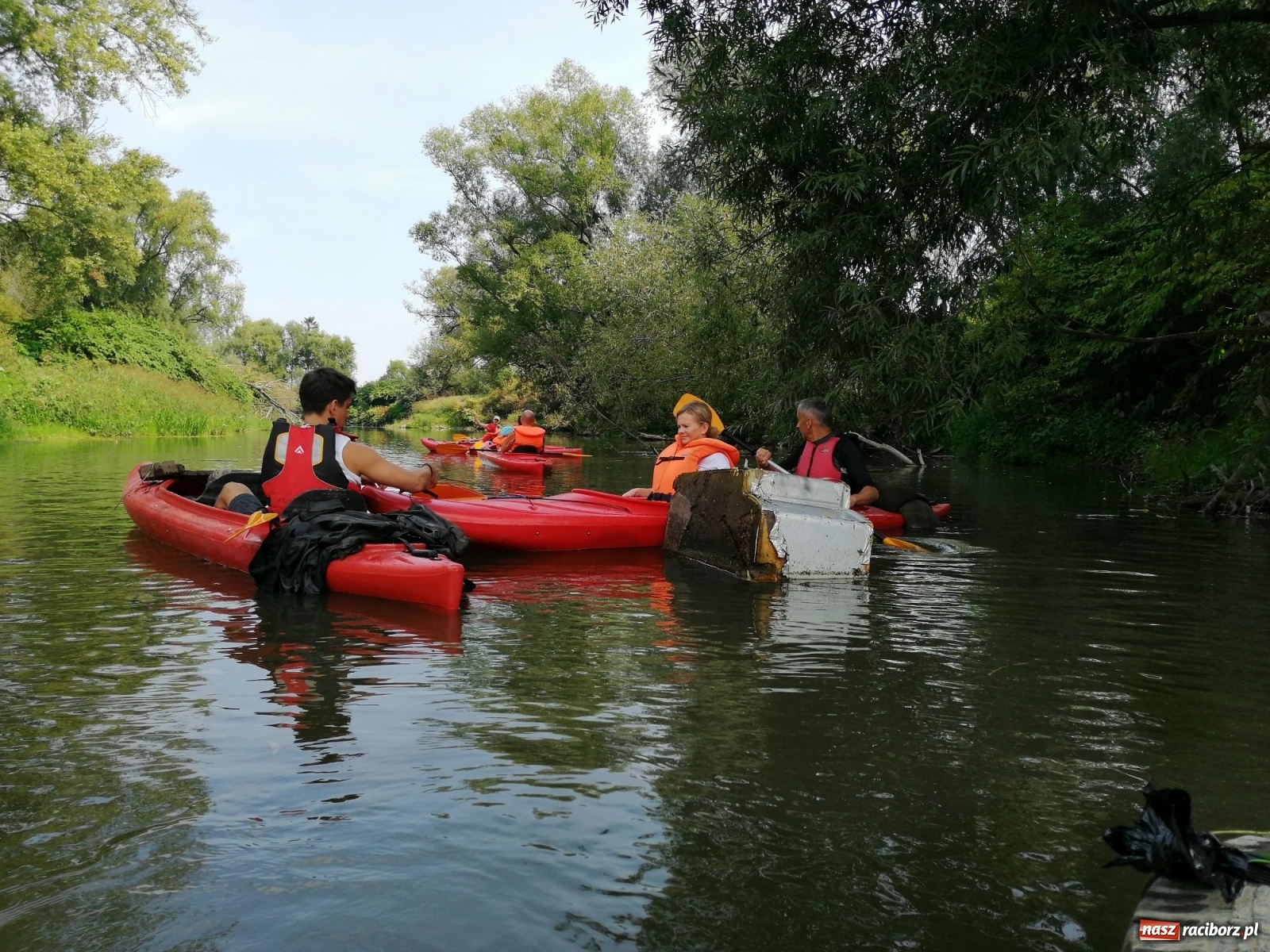 Zdjęcie w galerii na portalu naszraciborz.pl: Organizatorzy Pływadła szukają chętnych do sprzątania Odry wiadomości z regionu