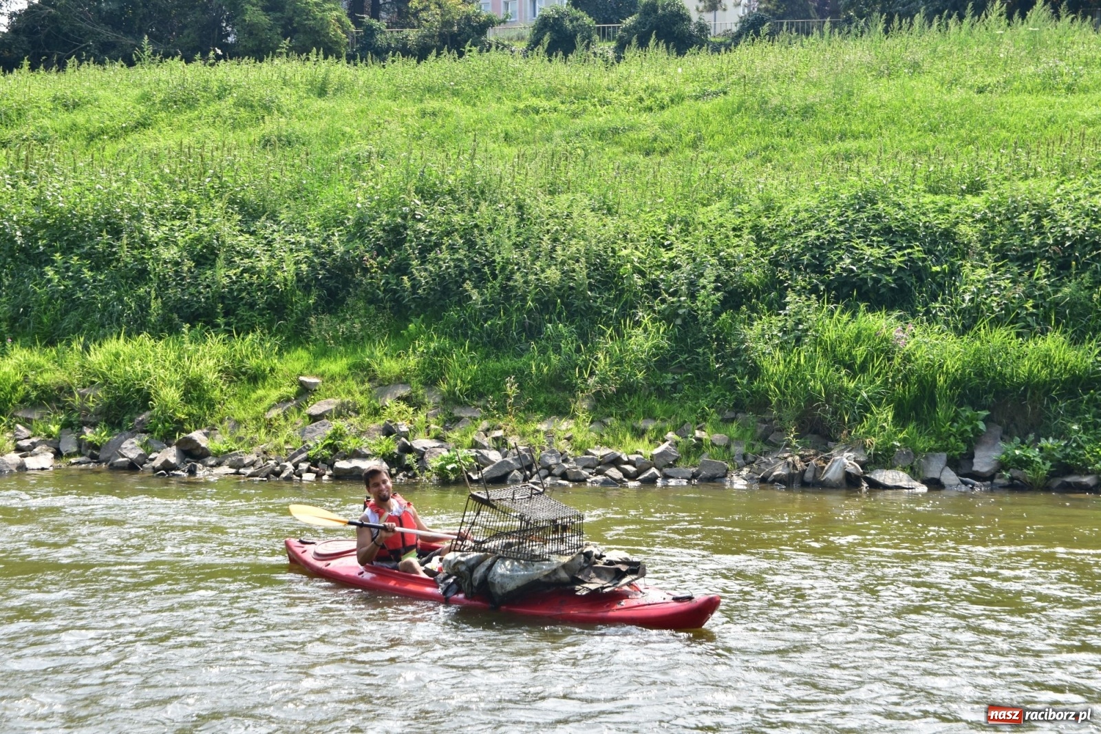 Zdjęcie w galerii na portalu naszraciborz.pl: Organizatorzy Pływadła szukają chętnych do sprzątania Odry wiadomości z regionu