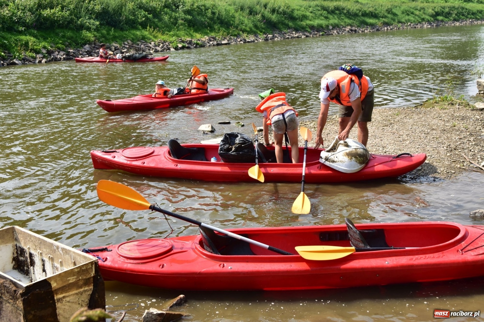 Zdjęcie w galerii na portalu naszraciborz.pl: Organizatorzy Pływadła szukają chętnych do sprzątania Odry wiadomości z regionu
