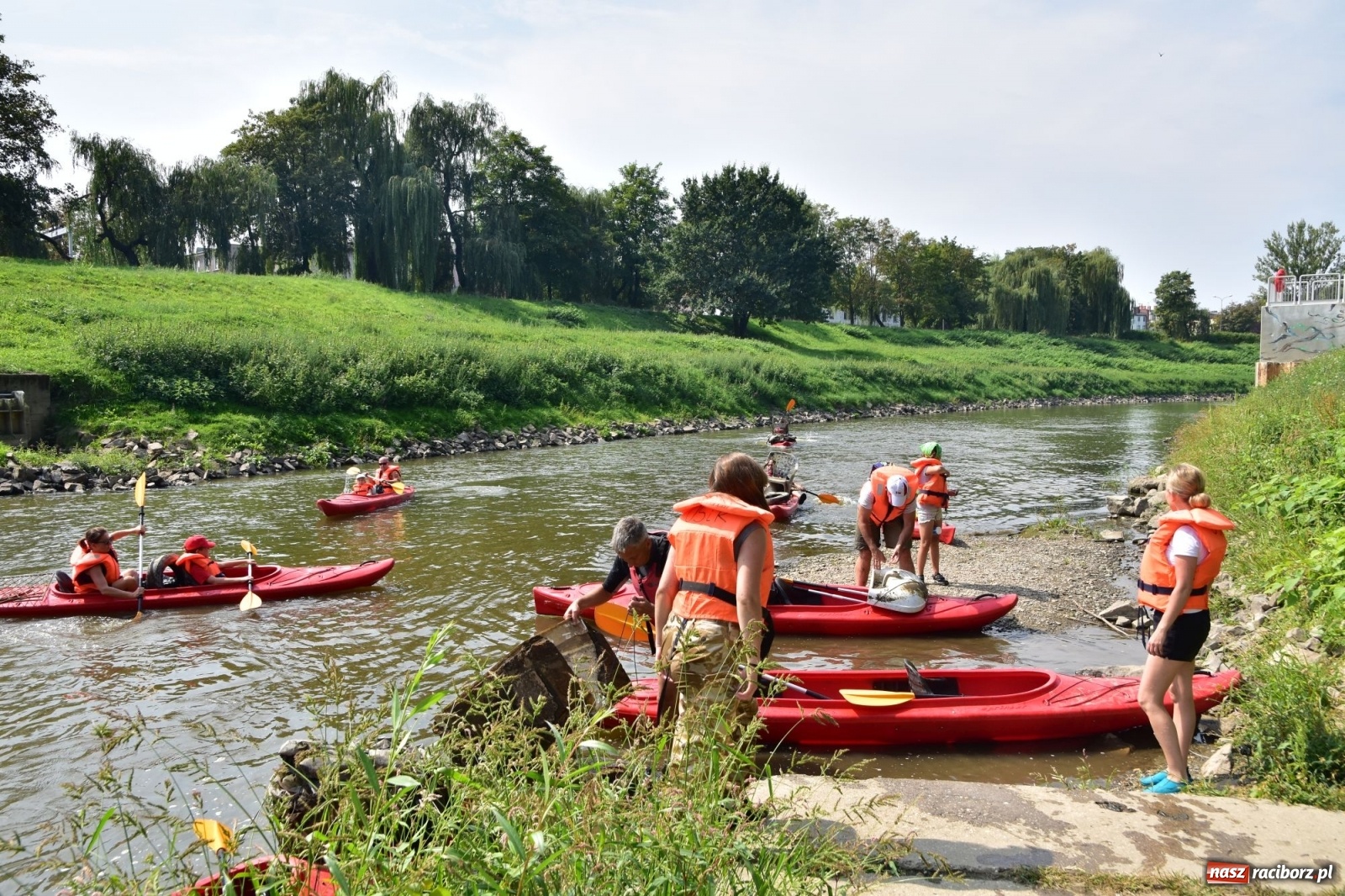 Zdjęcie w galerii na portalu naszraciborz.pl: Organizatorzy Pływadła szukają chętnych do sprzątania Odry wiadomości z regionu