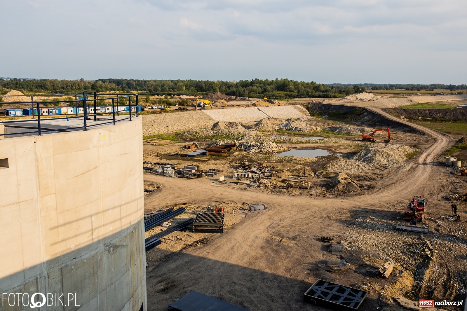 Zdjęcie w galerii na portalu naszraciborz.pl: Zbliża się historyczny moment podczas budowy zbiornika Racibórz [FOTO] wiadomości z regionu