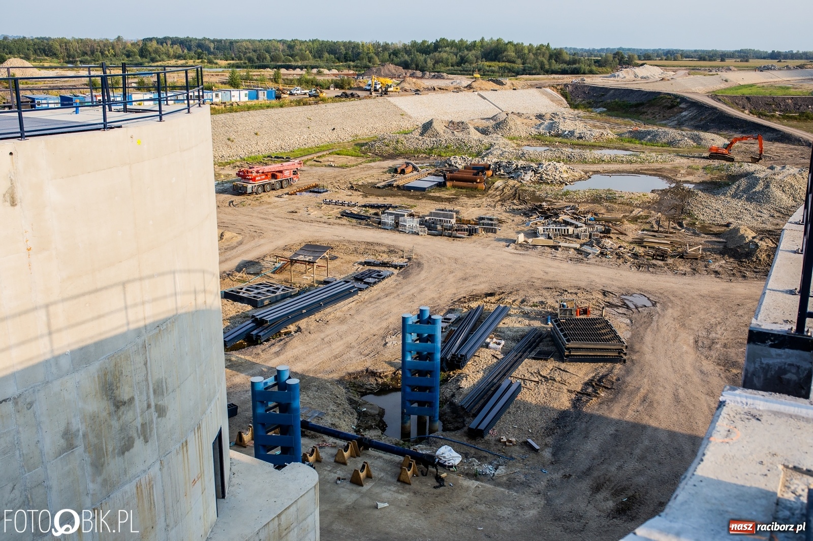 Zdjęcie w galerii na portalu naszraciborz.pl: Zbliża się historyczny moment podczas budowy zbiornika Racibórz [FOTO] wiadomości z regionu