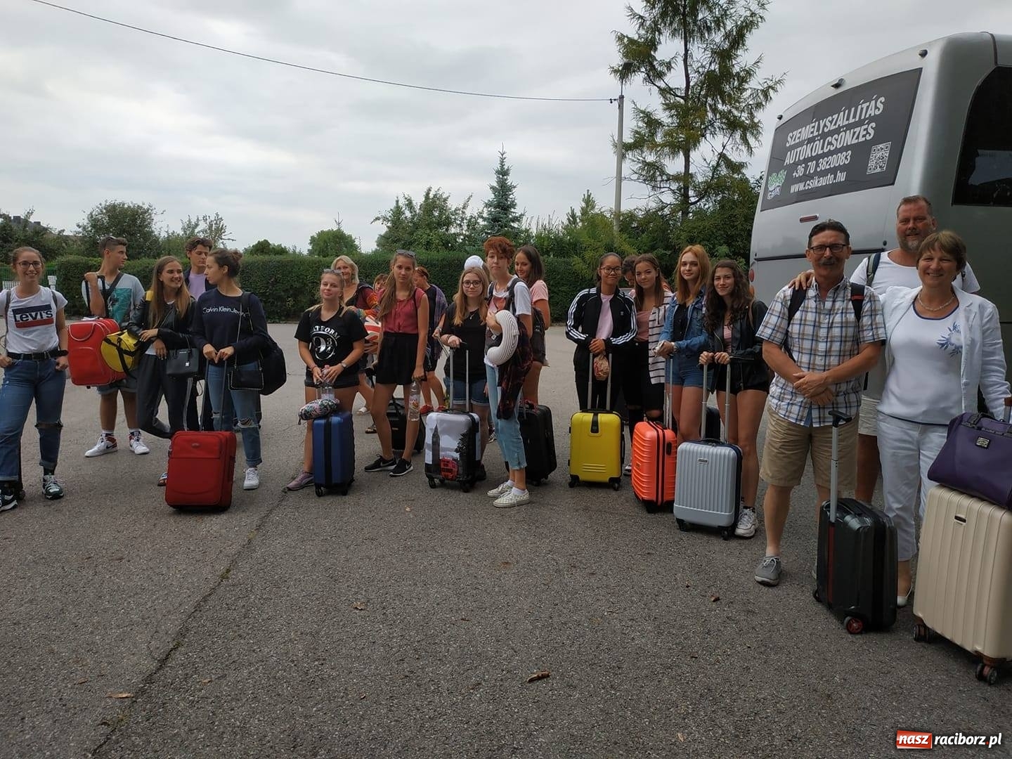 Zdjęcie w galerii na portalu naszraciborz.pl: Węgierska młodzież z wizytą w Raciborzu [FOTO] wiadomości z regionu