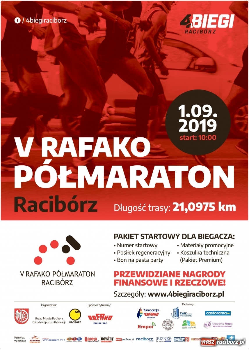 Zdjęcie w galerii na portalu naszraciborz.pl: Już w niedzielę kolejny Rafako Półmaraton. Będą utrudnienia w ruchu wiadomości z regionu