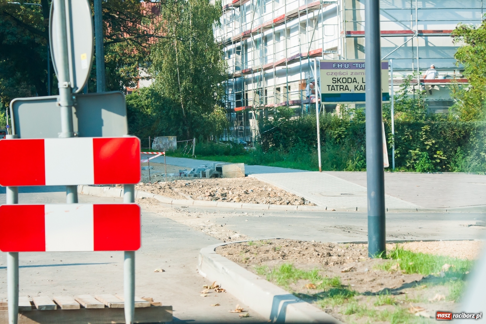 Zdjęcie w galerii na portalu naszraciborz.pl: Remont Łąkowej i Kościuszki. Czy wykonawca zdąży w terminie? wiadomości z regionu