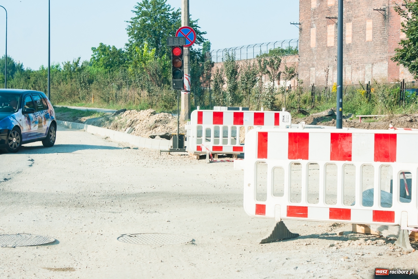 Zdjęcie w galerii na portalu naszraciborz.pl: Remont Łąkowej i Kościuszki. Czy wykonawca zdąży w terminie? wiadomości z regionu