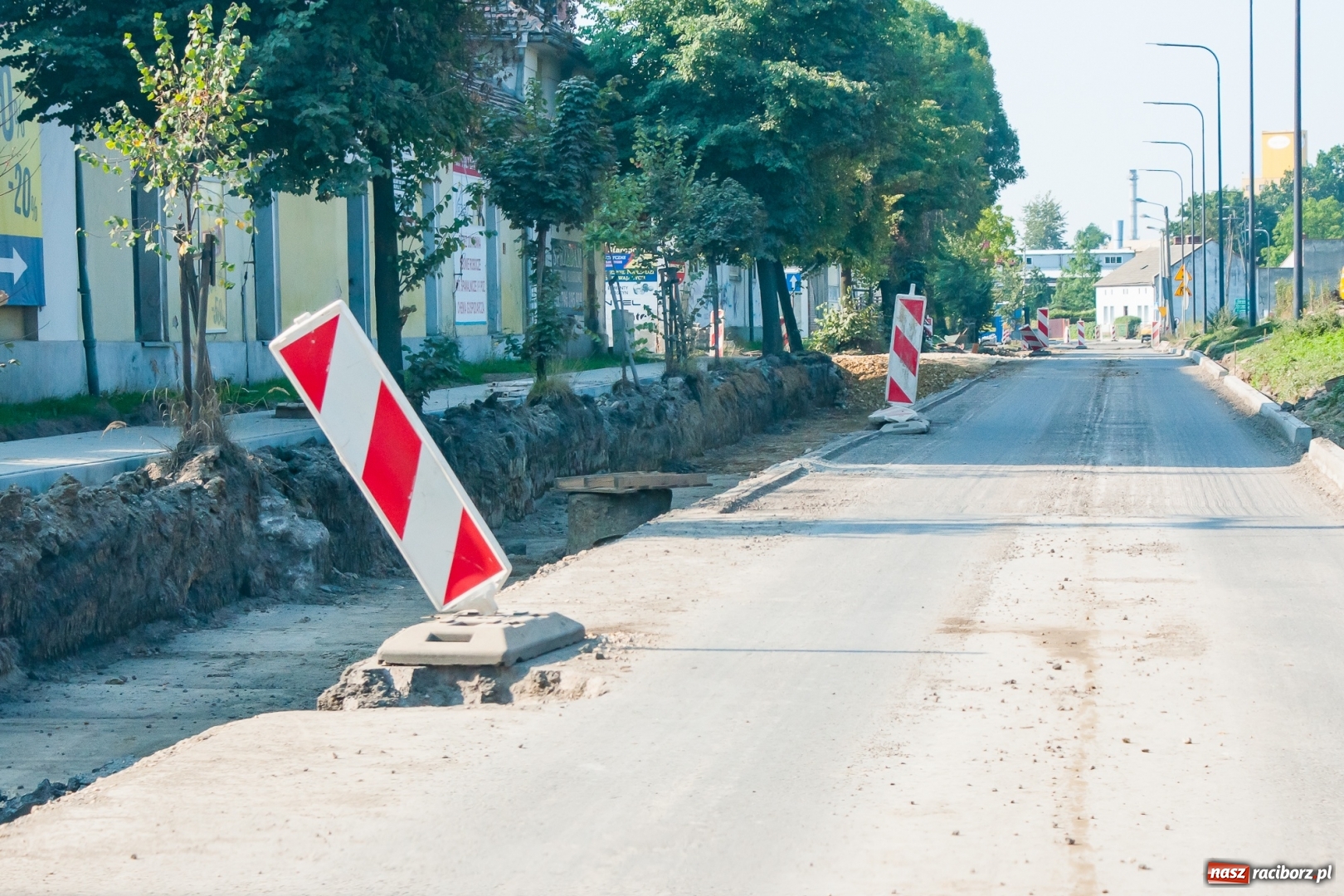 Zdjęcie w galerii na portalu naszraciborz.pl: Remont Łąkowej i Kościuszki. Czy wykonawca zdąży w terminie? wiadomości z regionu
