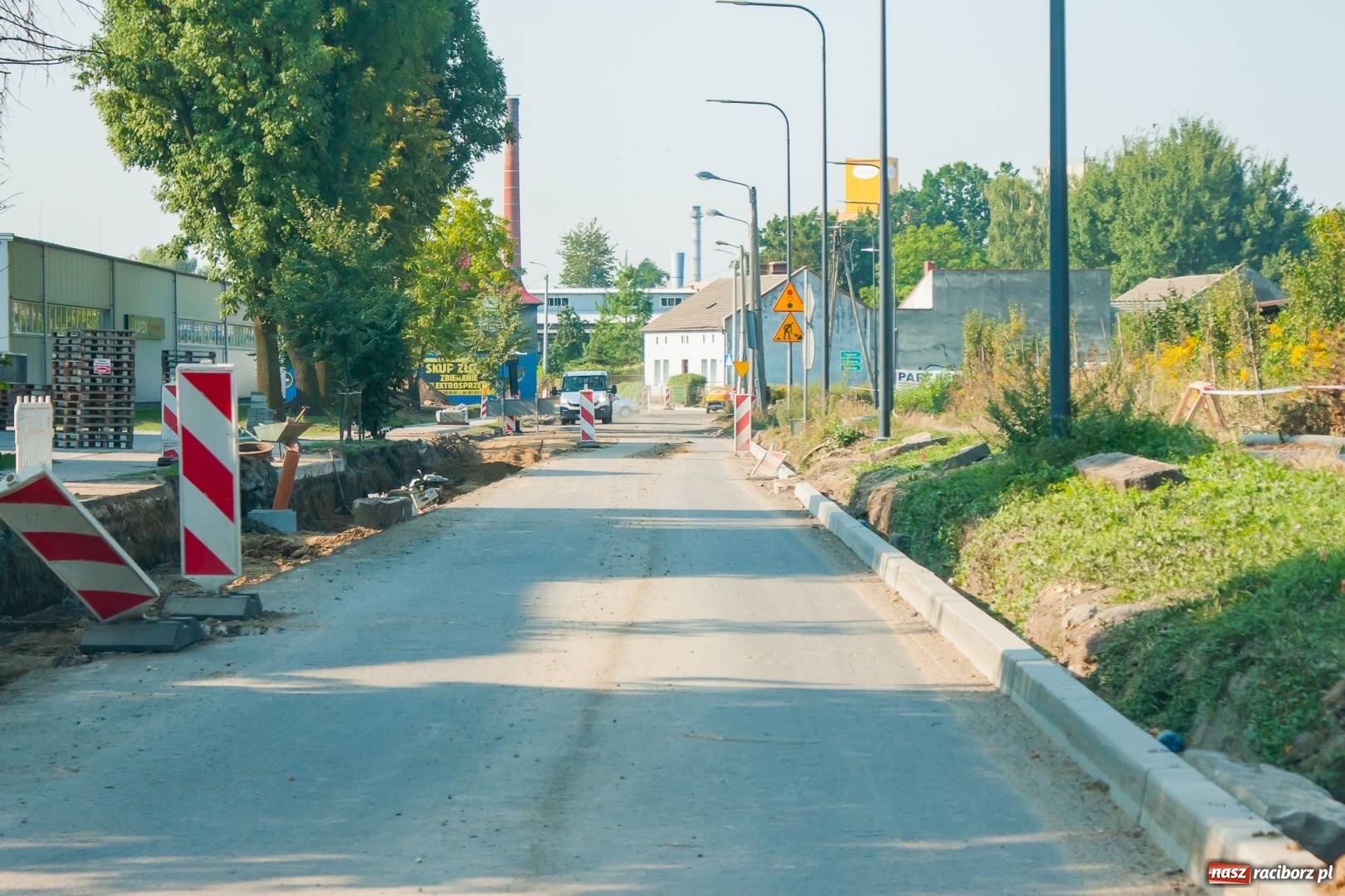 Zdjęcie w galerii na portalu naszraciborz.pl: Remont Łąkowej i Kościuszki. Czy wykonawca zdąży w terminie? wiadomości z regionu