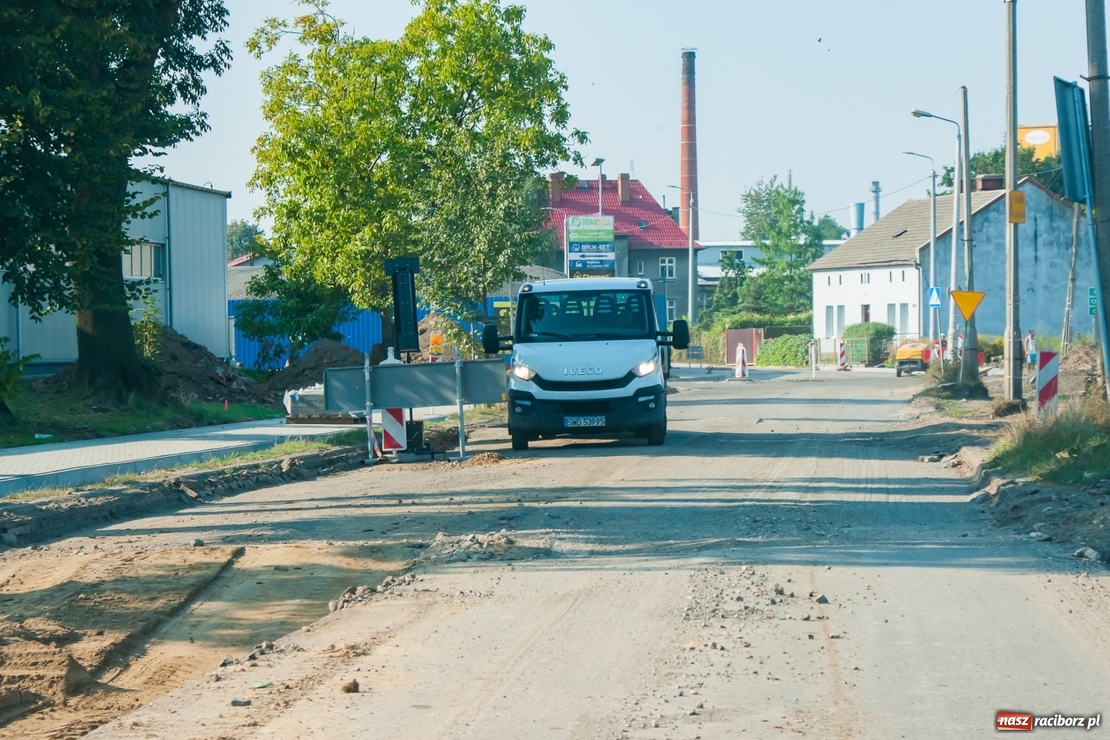 Zdjęcie w galerii na portalu naszraciborz.pl: Remont Łąkowej i Kościuszki. Czy wykonawca zdąży w terminie? wiadomości z regionu