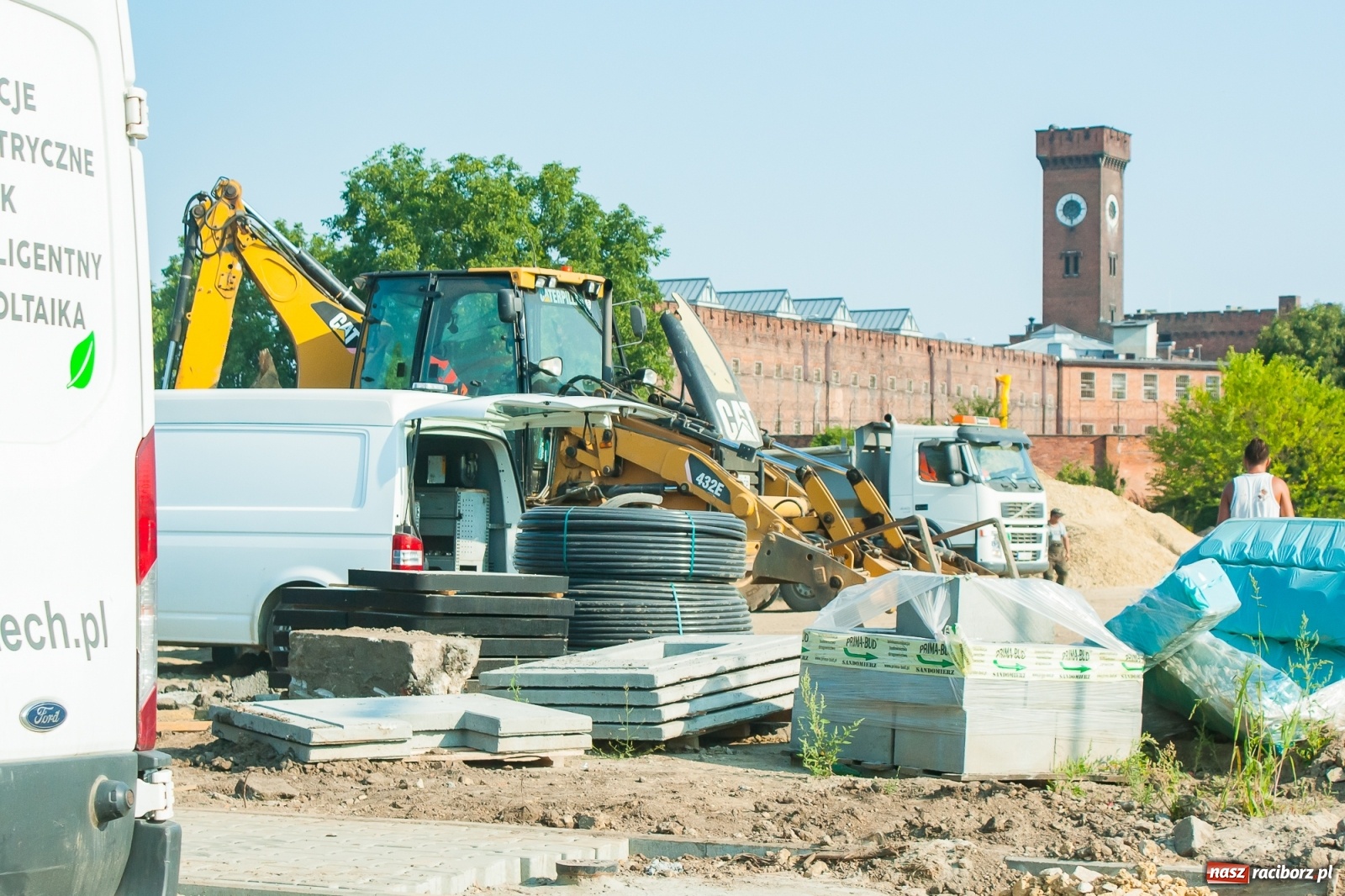 Zdjęcie w galerii na portalu naszraciborz.pl: Remont Łąkowej i Kościuszki. Czy wykonawca zdąży w terminie? wiadomości z regionu