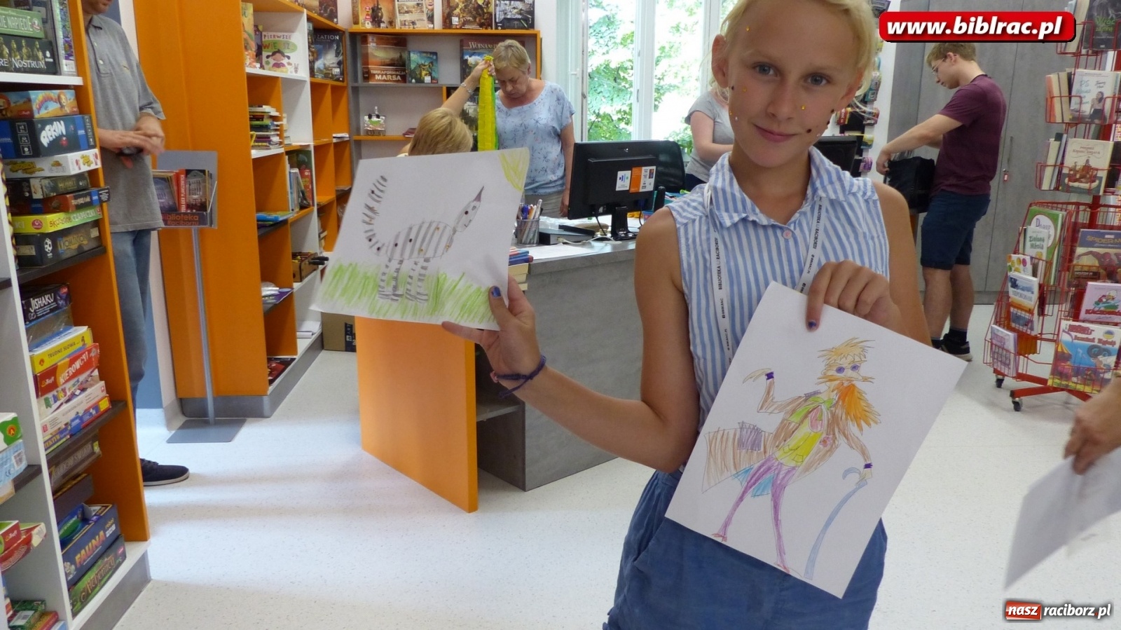 Zdjęcie w galerii na portalu naszraciborz.pl: Zażyjmy sobie piegów! Akademia Pana Kleksa w bibliotece [FOTO] wiadomości z regionu