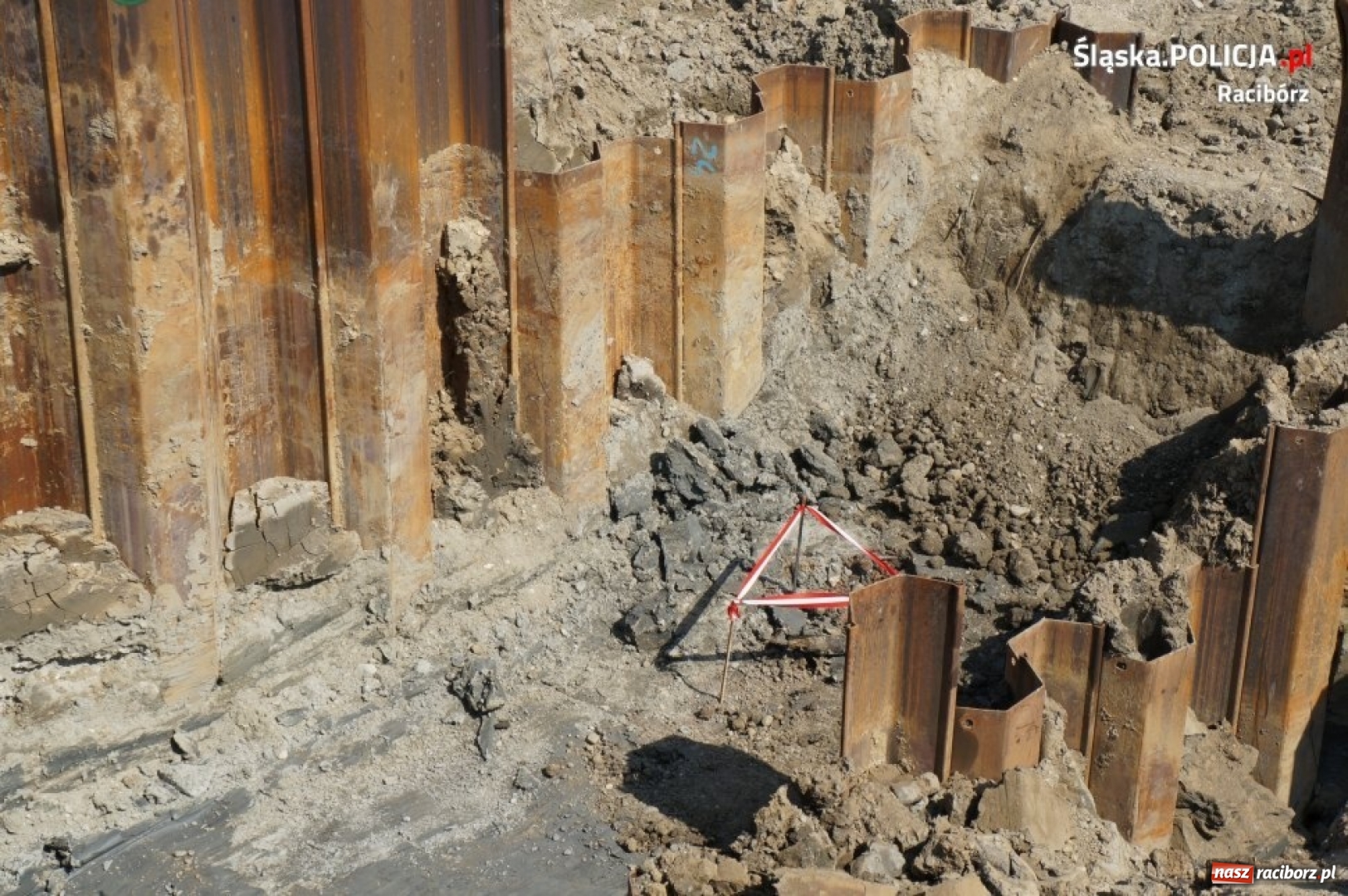 Zdjęcie w galerii na portalu naszraciborz.pl: Seria groźnych znalezisk na terenie zbiornika Racibórz [FOTO] wiadomości z regionu