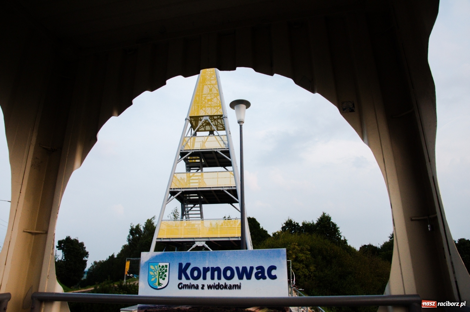Zdjęcie w galerii na portalu naszraciborz.pl: Wieża widokowa w Pogrzebieniu już gotowa [FOTO]  wiadomości z regionu