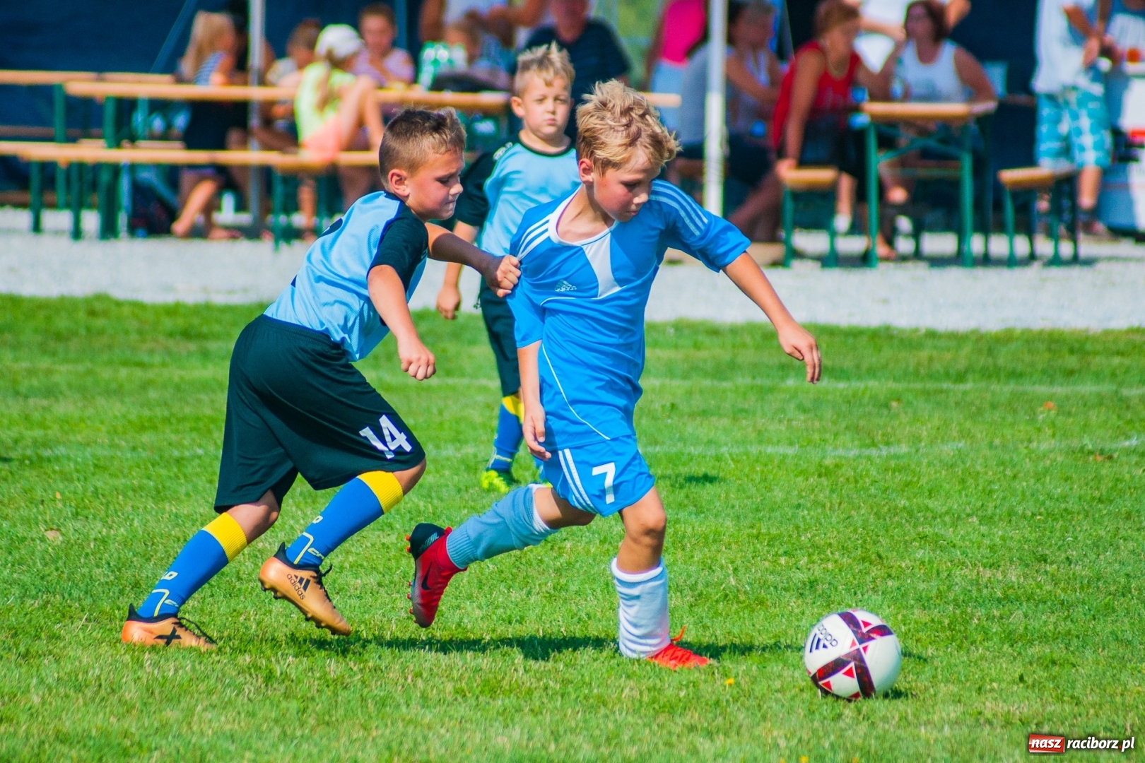 Zdjęcie w galerii na portalu naszraciborz.pl: Piłkarskie zmagania Kids Challenge 2019 w Zawadzie Książęcej [FOTO i WIDEO] wiadomości z regionu