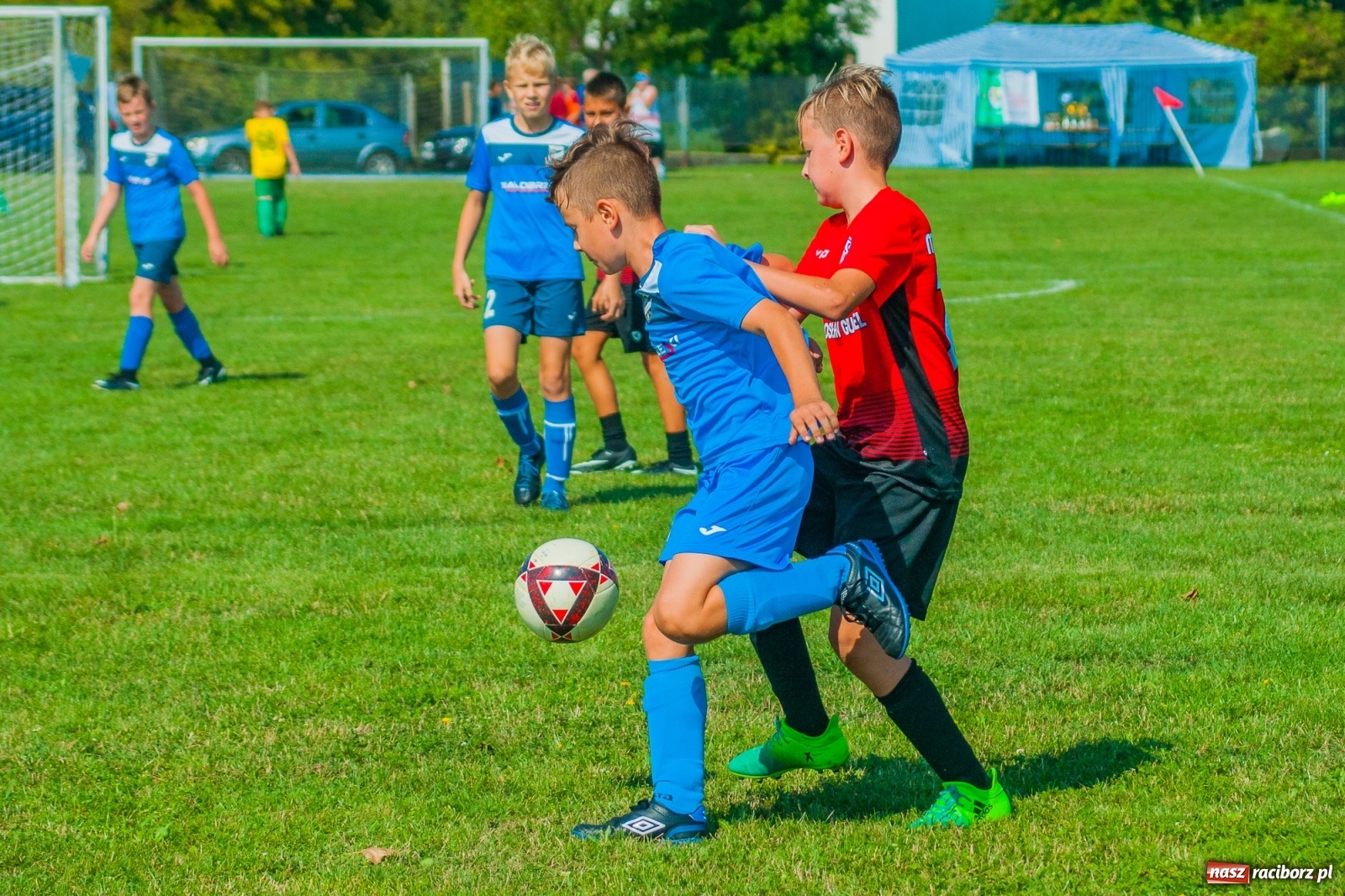 Zdjęcie w galerii na portalu naszraciborz.pl: Piłkarskie zmagania Kids Challenge 2019 w Zawadzie Książęcej [FOTO i WIDEO] wiadomości z regionu