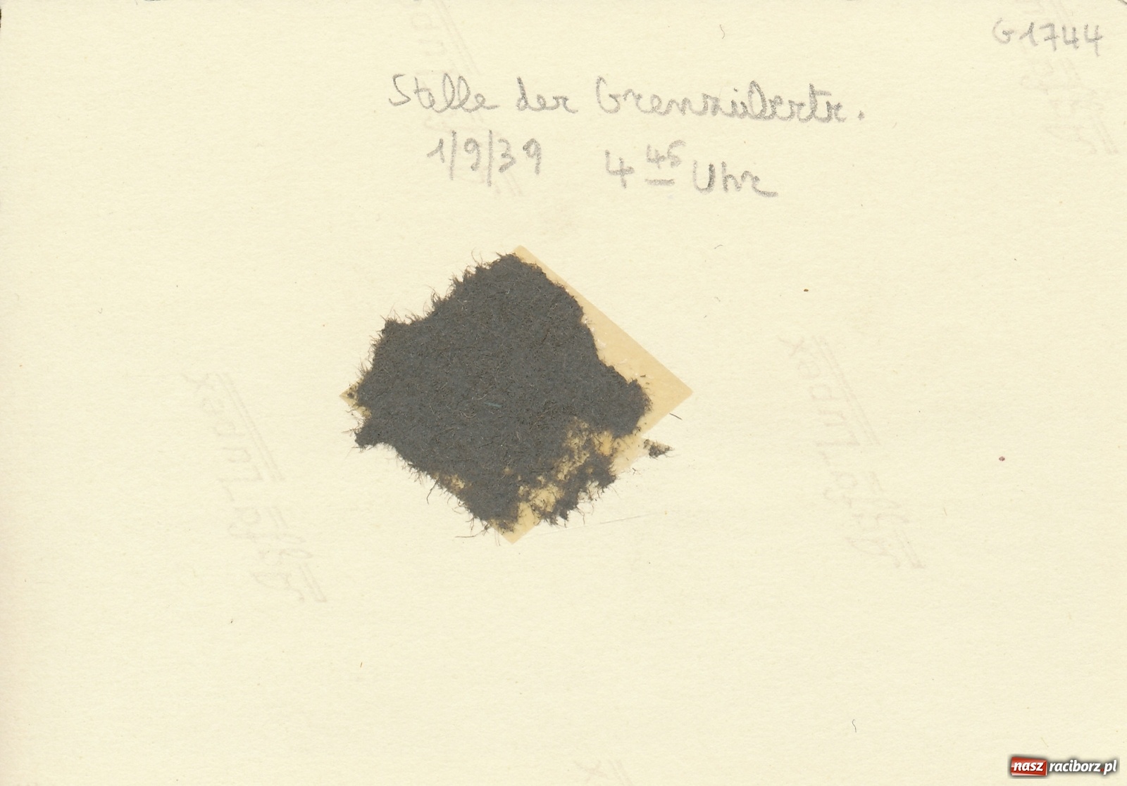 Zdjęcie w galerii na portalu naszraciborz.pl: 1 września 1939. Stelle der Grenzübertr. [FOTO]  wiadomości z regionu