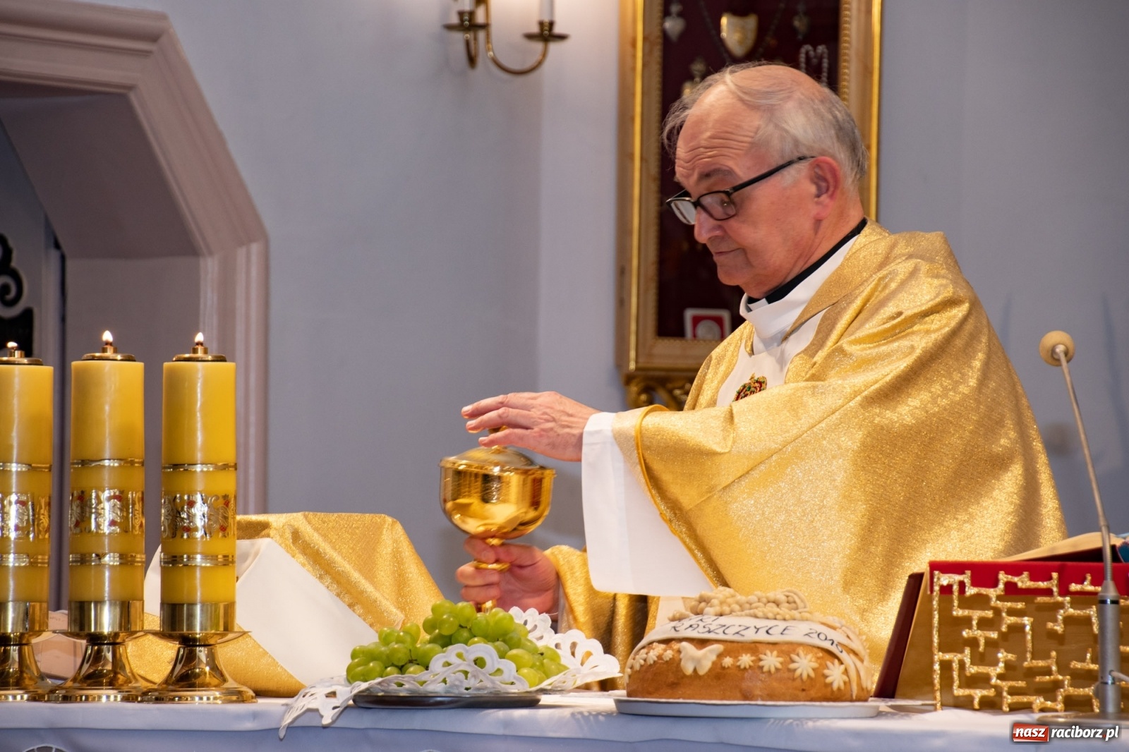 Zdjęcie w galerii na portalu naszraciborz.pl: Dożynki gminy Lyski w Raszczycach. Wesoły korowód  i znamienici goście [FOTO i WIDEO] wiadomości z regionu