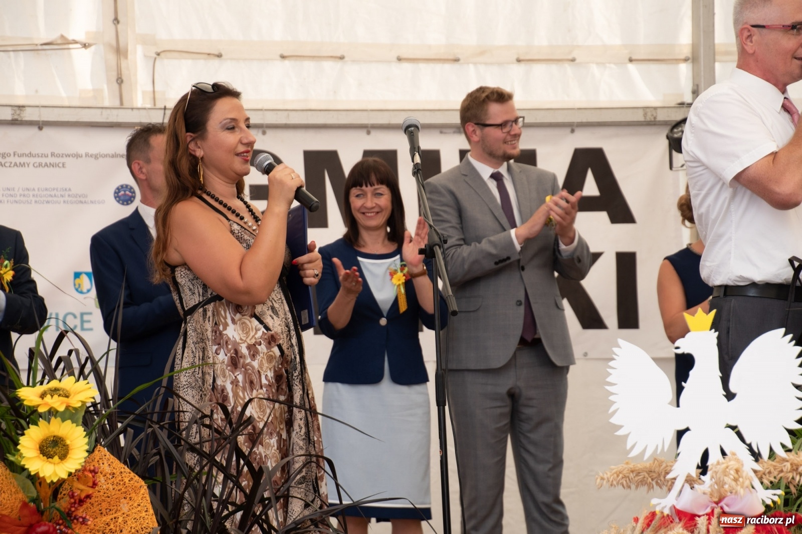 Zdjęcie w galerii na portalu naszraciborz.pl: Dożynki gminy Lyski w Raszczycach. Wesoły korowód  i znamienici goście [FOTO i WIDEO] wiadomości z regionu