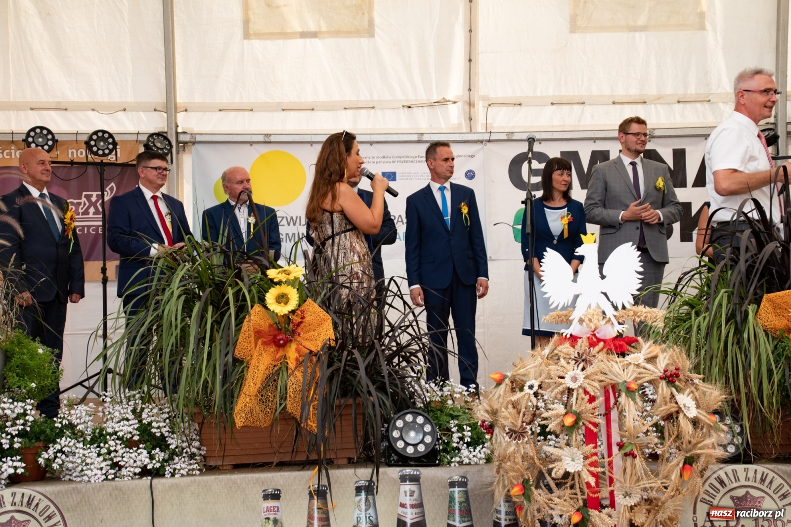 Zdjęcie w galerii na portalu naszraciborz.pl: Dożynki gminy Lyski w Raszczycach. Wesoły korowód  i znamienici goście [FOTO i WIDEO] wiadomości z regionu