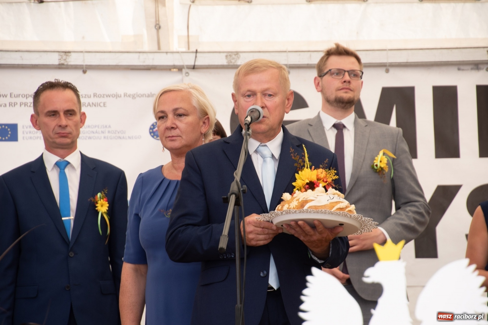 Zdjęcie w galerii na portalu naszraciborz.pl: Dożynki gminy Lyski w Raszczycach. Wesoły korowód  i znamienici goście [FOTO i WIDEO] wiadomości z regionu