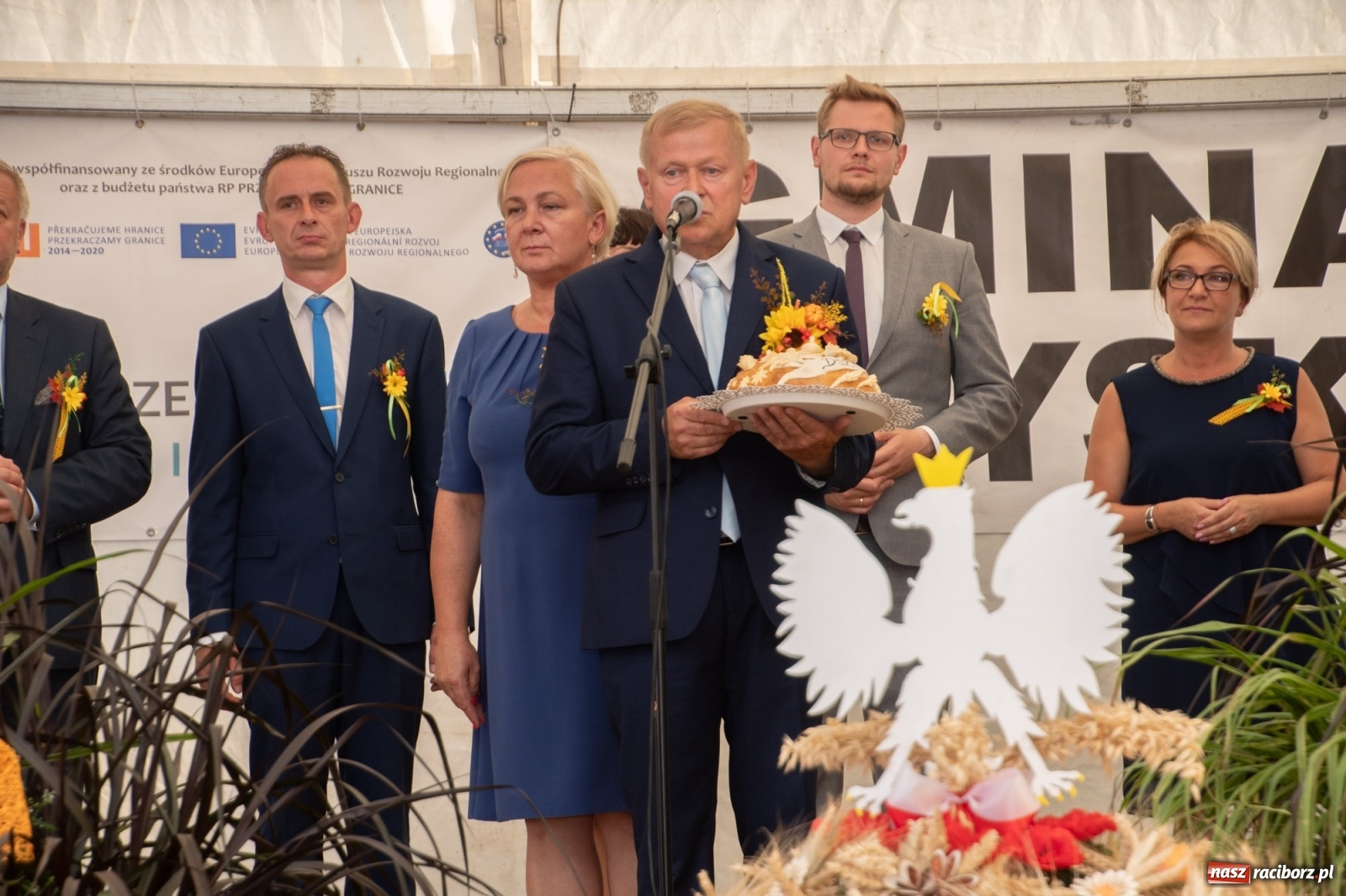Zdjęcie w galerii na portalu naszraciborz.pl: Dożynki gminy Lyski w Raszczycach. Wesoły korowód  i znamienici goście [FOTO i WIDEO] wiadomości z regionu