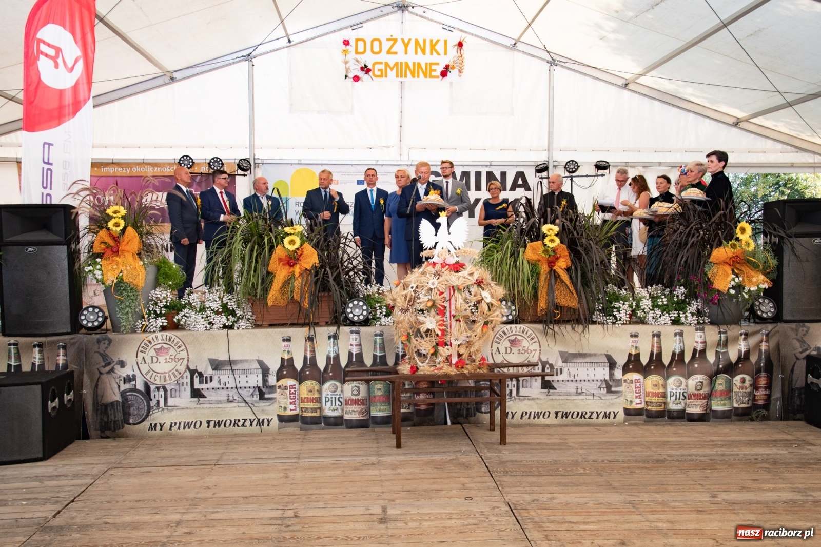 Zdjęcie w galerii na portalu naszraciborz.pl: Dożynki gminy Lyski w Raszczycach. Wesoły korowód  i znamienici goście [FOTO i WIDEO] wiadomości z regionu